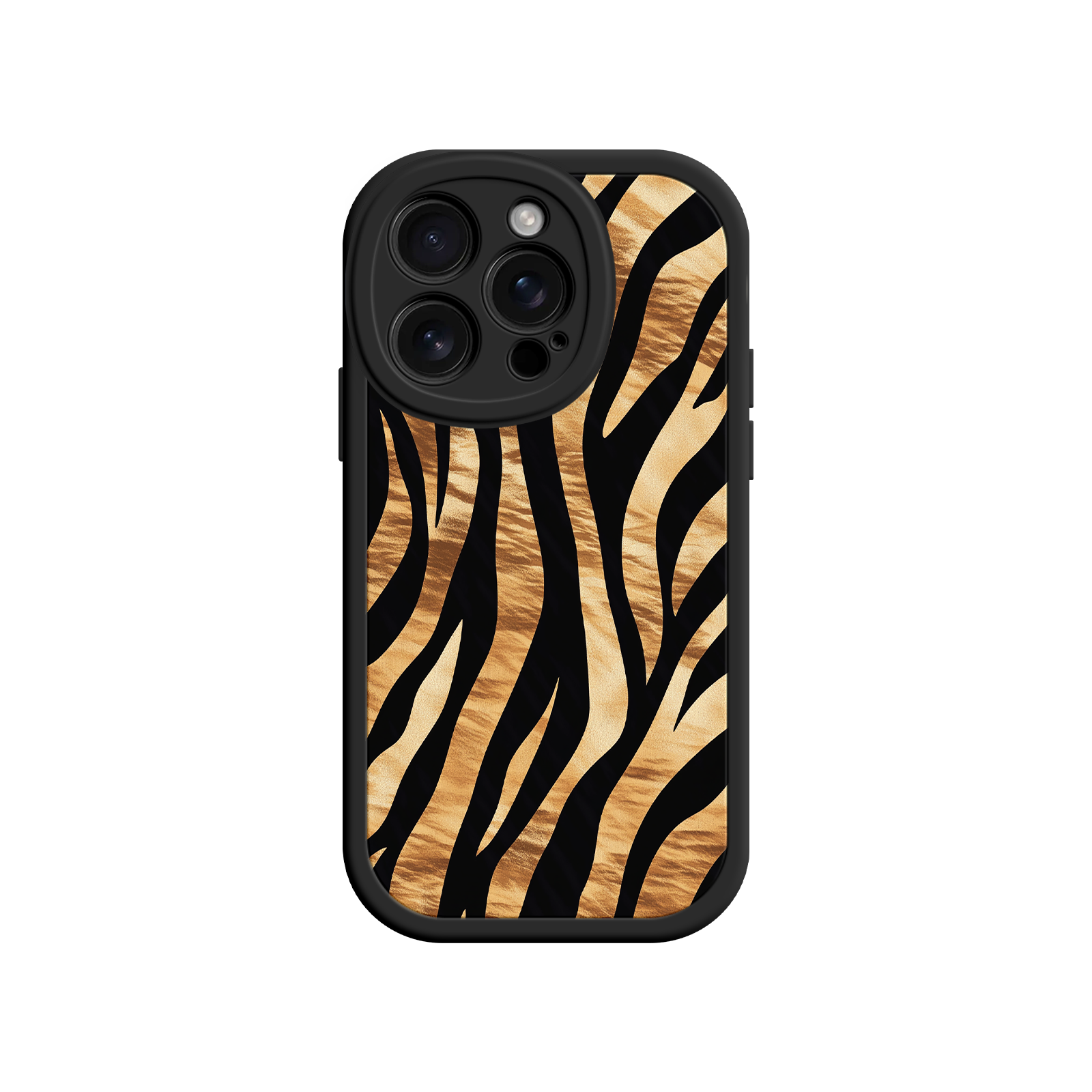 Trendy iPhone case with tiger fur design