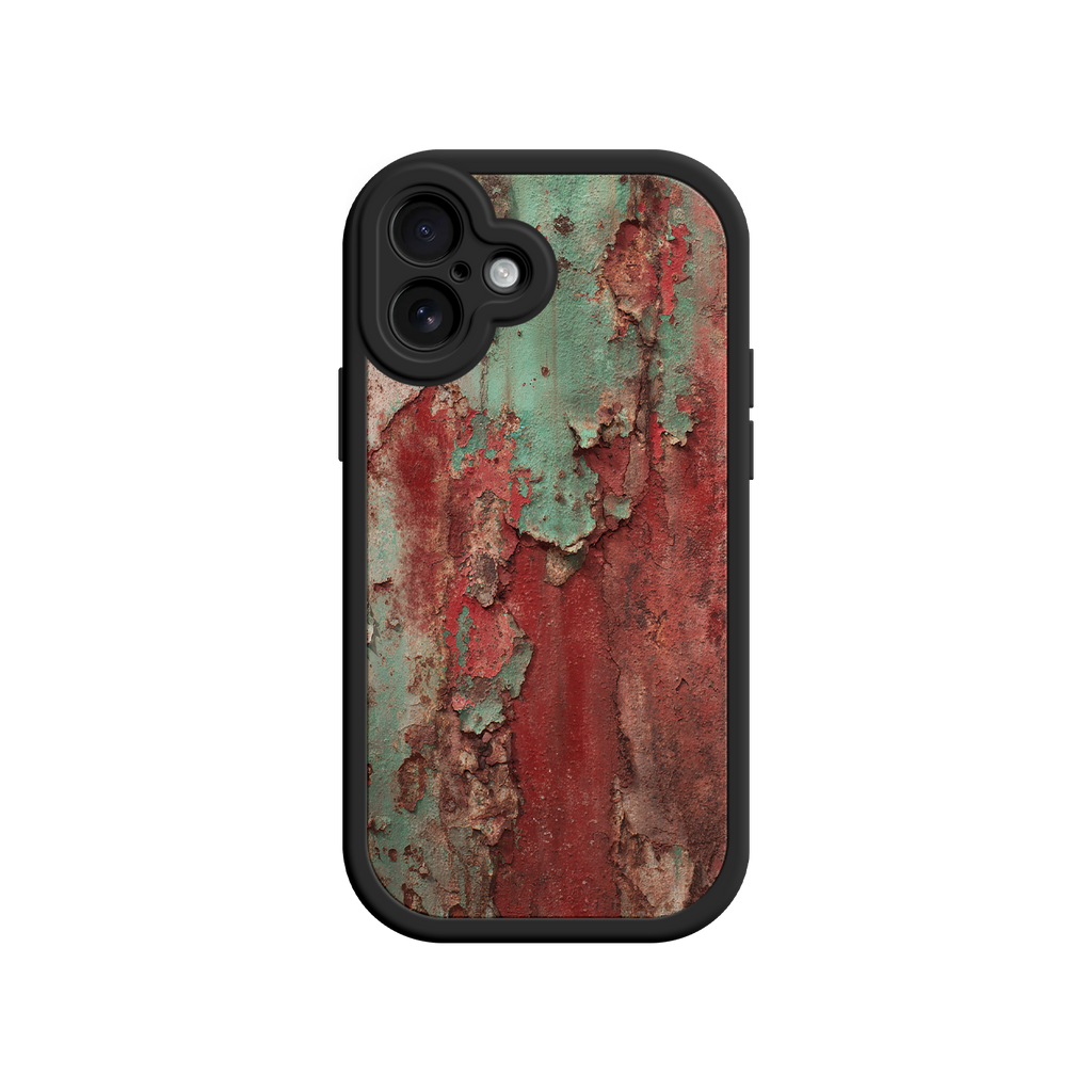 Rustic Metal Texture Phone Case – Vintage Industrial Style for iPhone 17