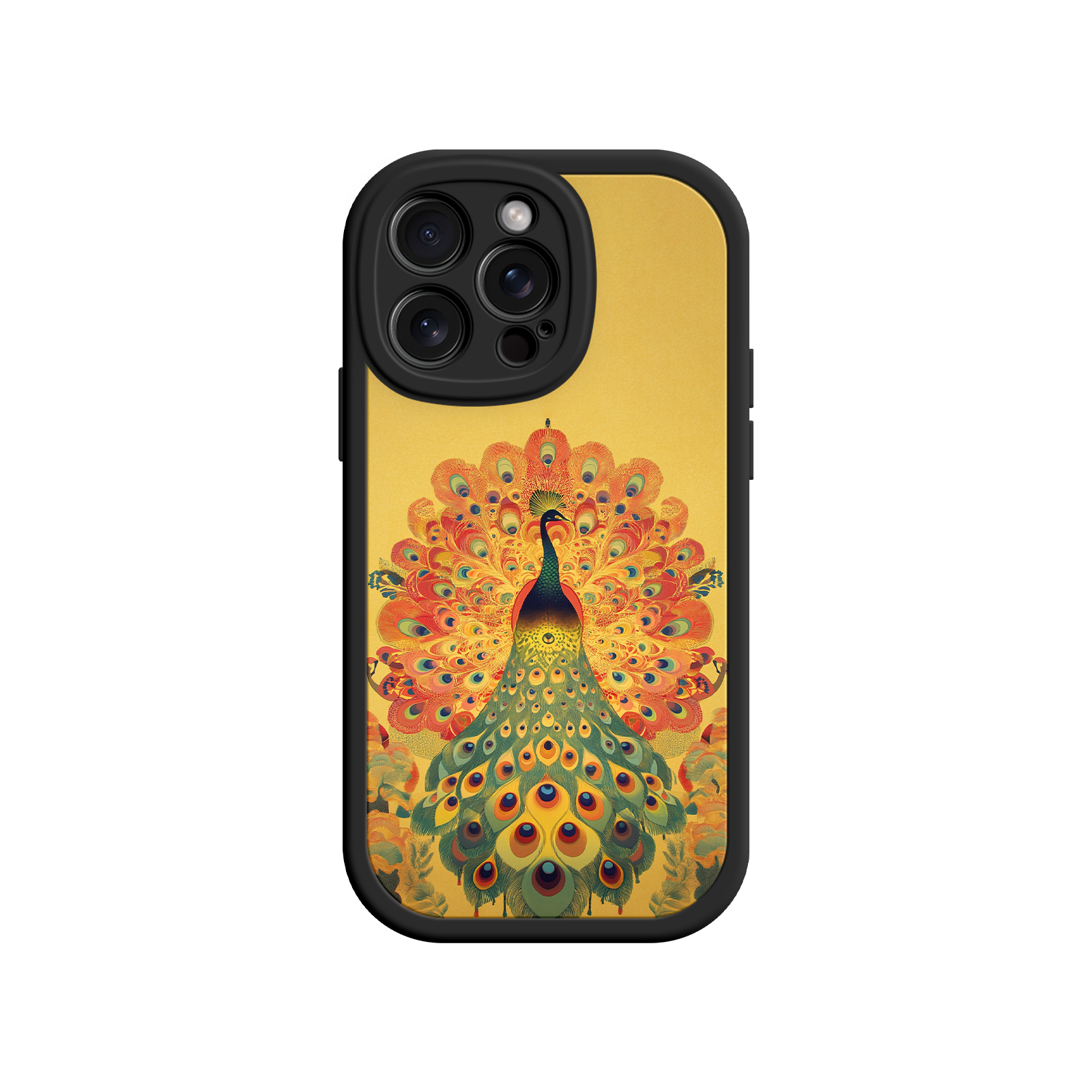 Peacock iPhone Case – Artistic Bird Design with Vibrant Feathers & Boho Style