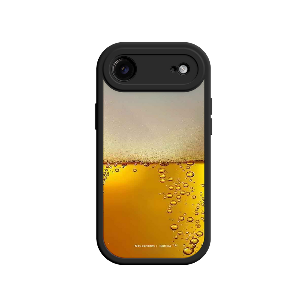 Funny Beer Glass Phone Case – Realistic Foam Design, Novelty Gift for Beer Lovers