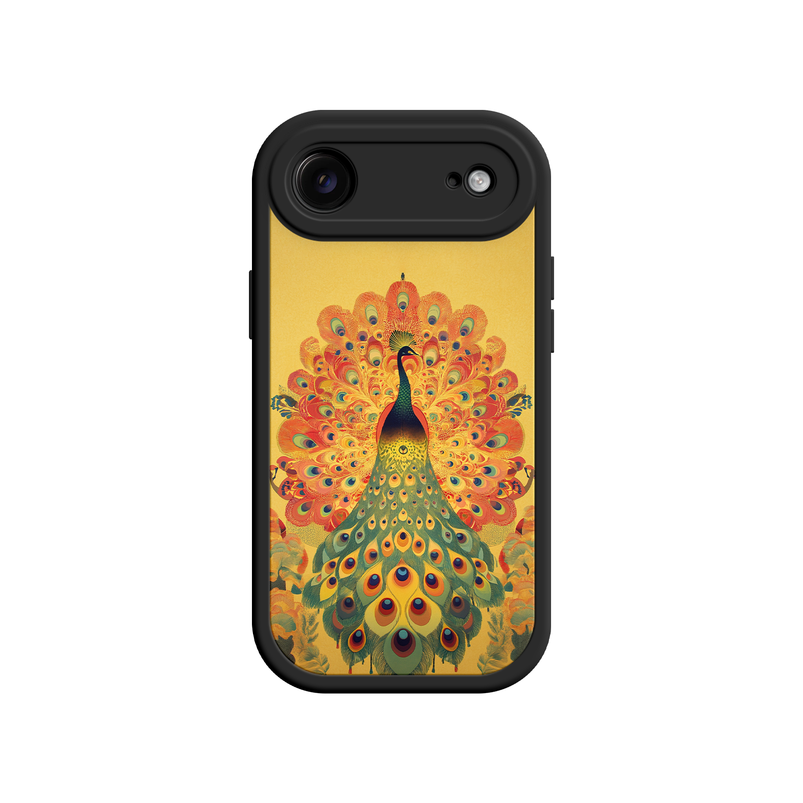 Peacock iPhone Case – Artistic Bird Design with Vibrant Feathers & Boho Style