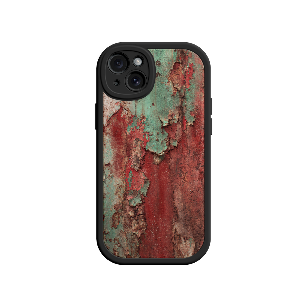 Rustic Metal Texture Phone Case – Vintage Industrial Style for iPhone 17