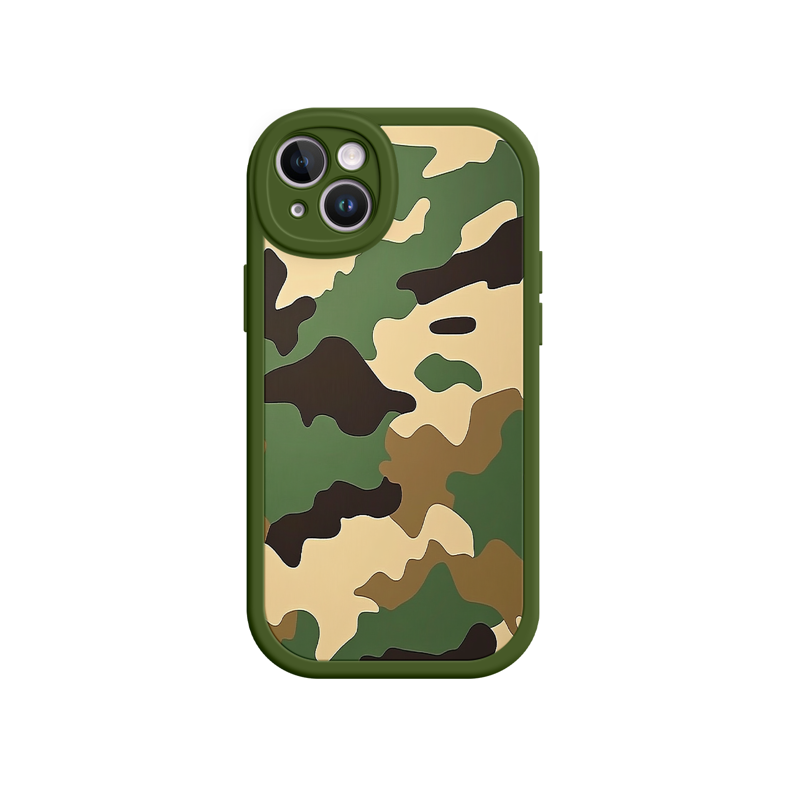 Military Camo iPhone 17 Case – Woodland Camouflage, Tactical Design, Rugged Phone Cover