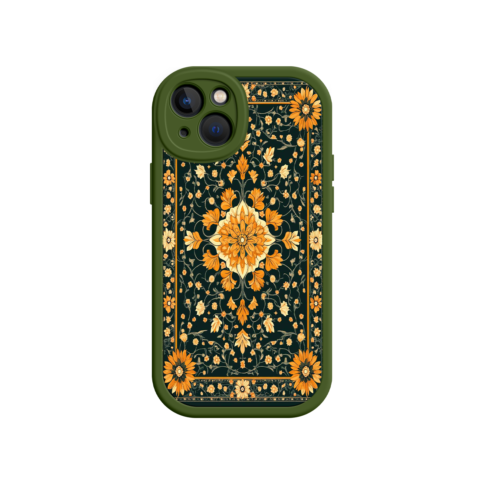 Ornate Floral iPhone 17 Case – Baroque Vintage Pattern Protective Cover for iPhone 16 Pro / Max