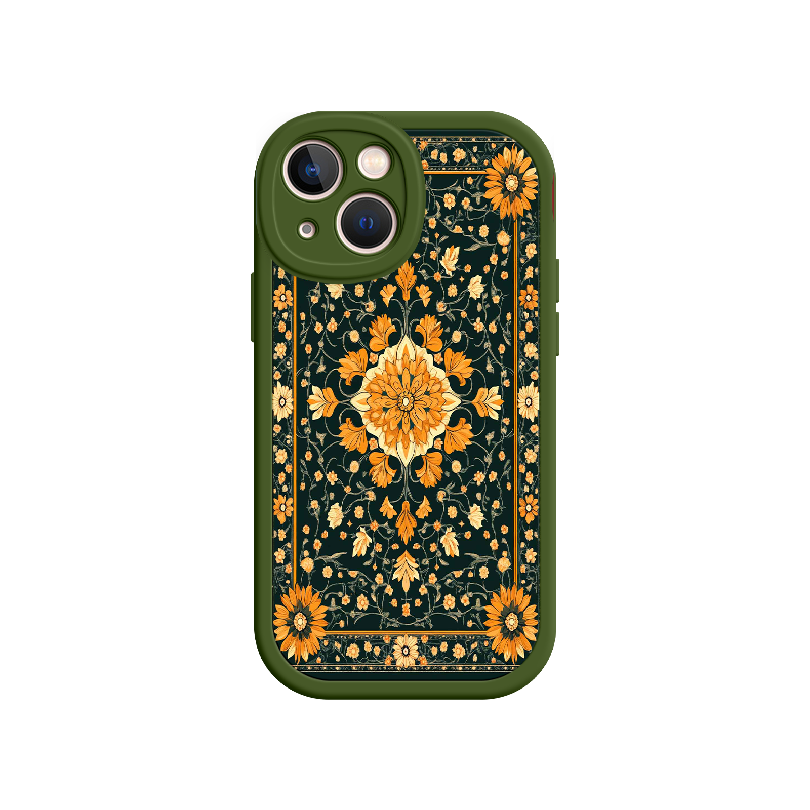 Ornate Floral iPhone 17 Case – Baroque Vintage Pattern Protective Cover for iPhone 16 Pro / Max