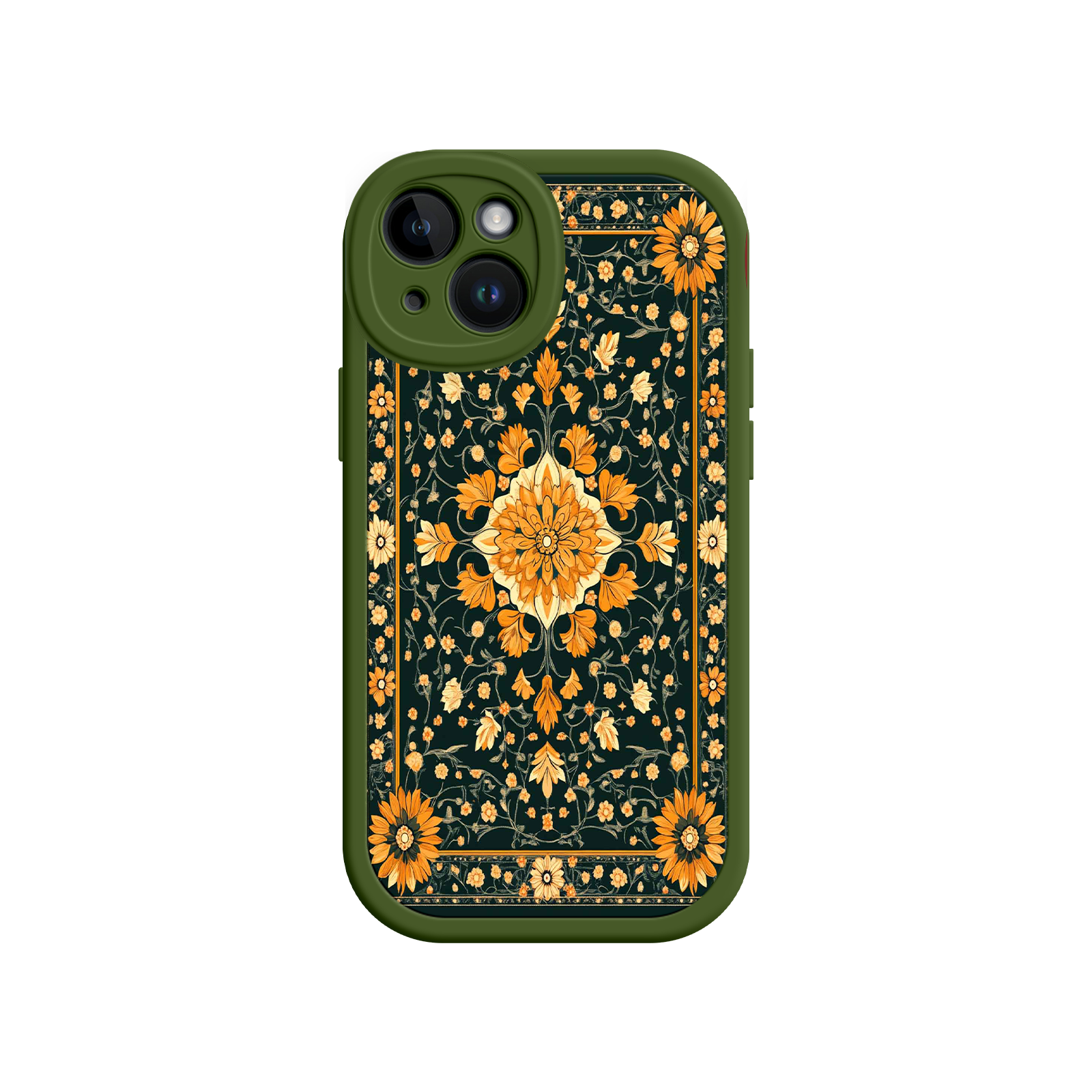 Ornate Floral iPhone 17 Case – Baroque Vintage Pattern Protective Cover for iPhone 16 Pro / Max