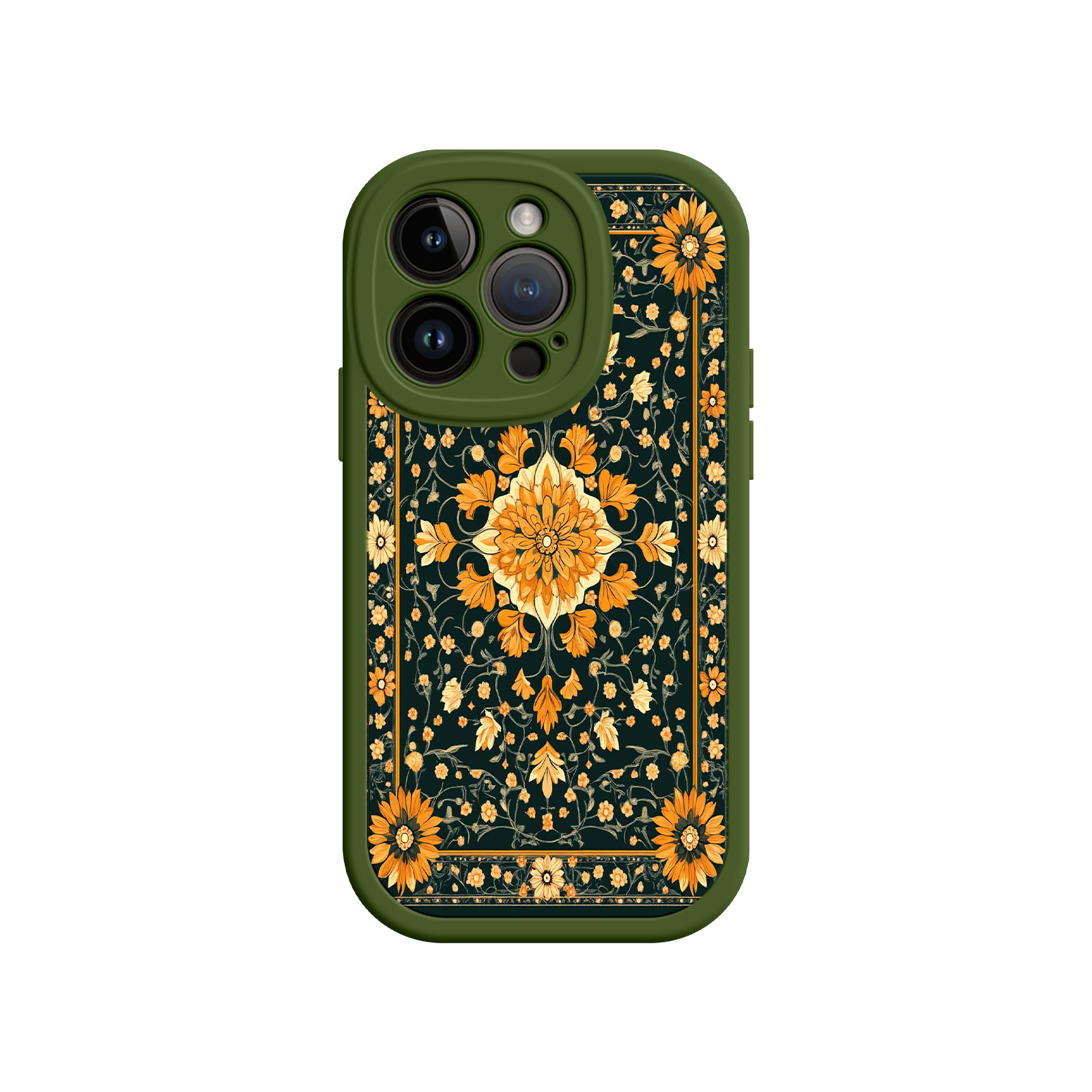 Ornate Floral iPhone 17 Case – Baroque Vintage Pattern Protective Cover for iPhone 16 Pro / Max