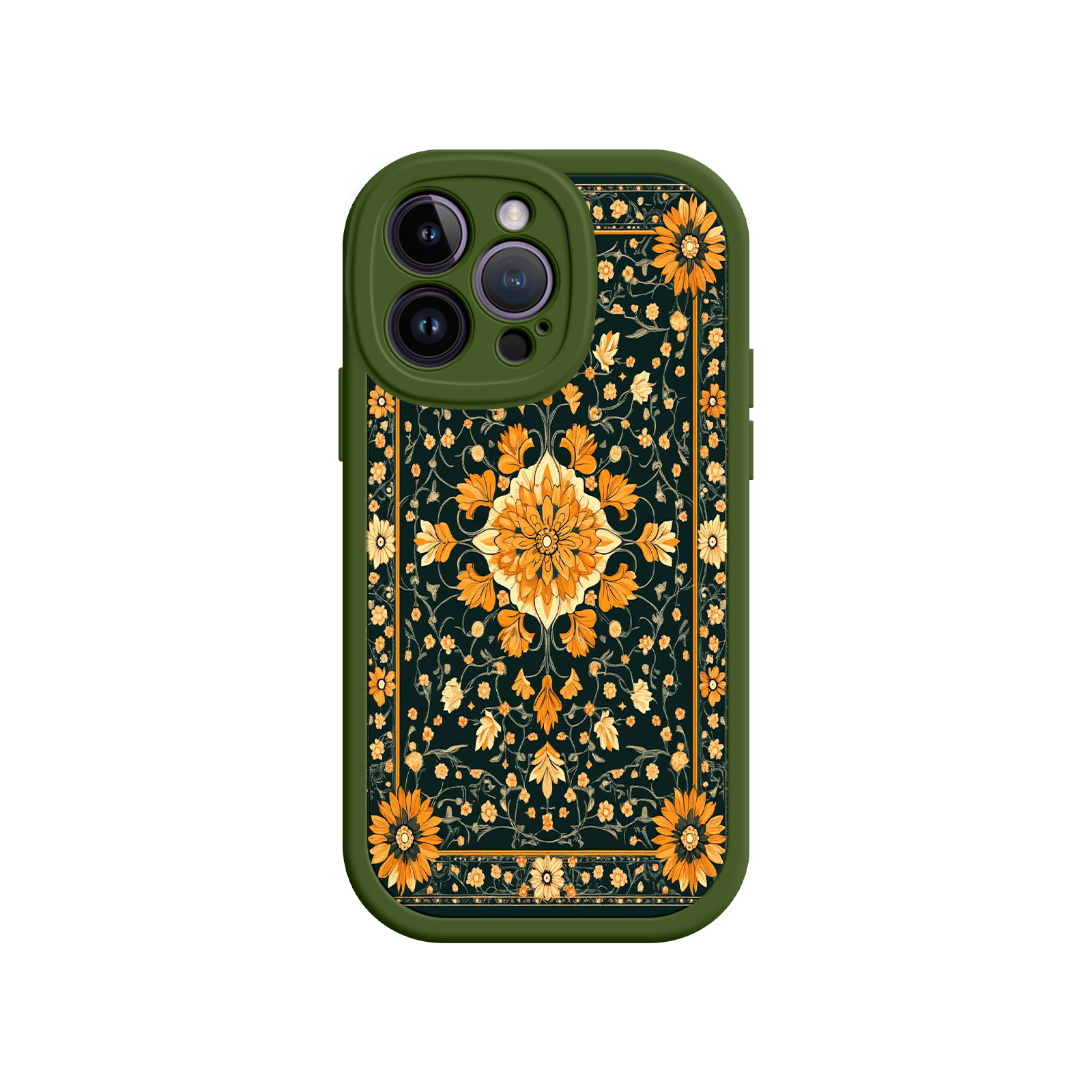 Ornate Floral iPhone 17 Case – Baroque Vintage Pattern Protective Cover for iPhone 16 Pro / Max