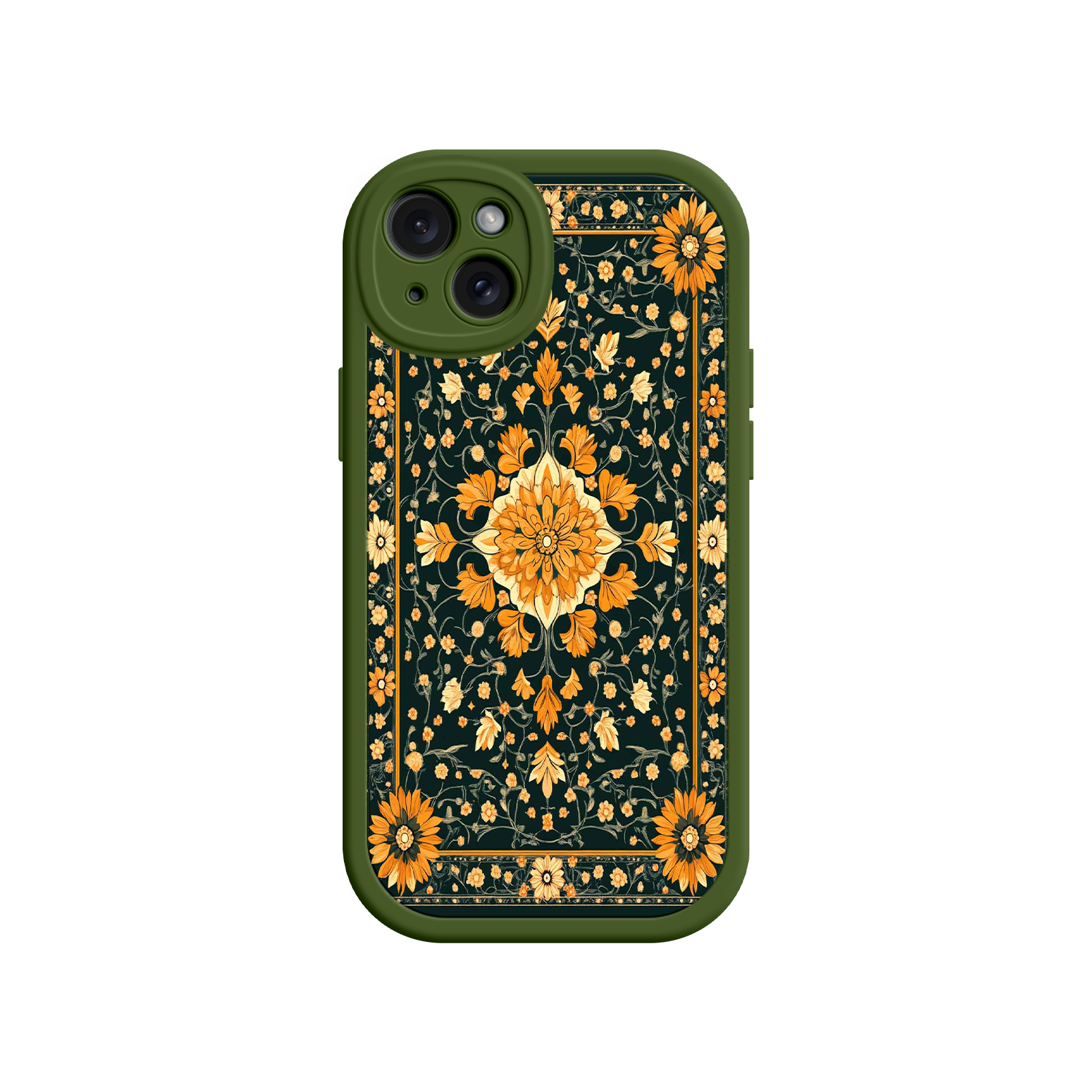 Ornate Floral iPhone 17 Case – Baroque Vintage Pattern Protective Cover for iPhone 16 Pro / Max