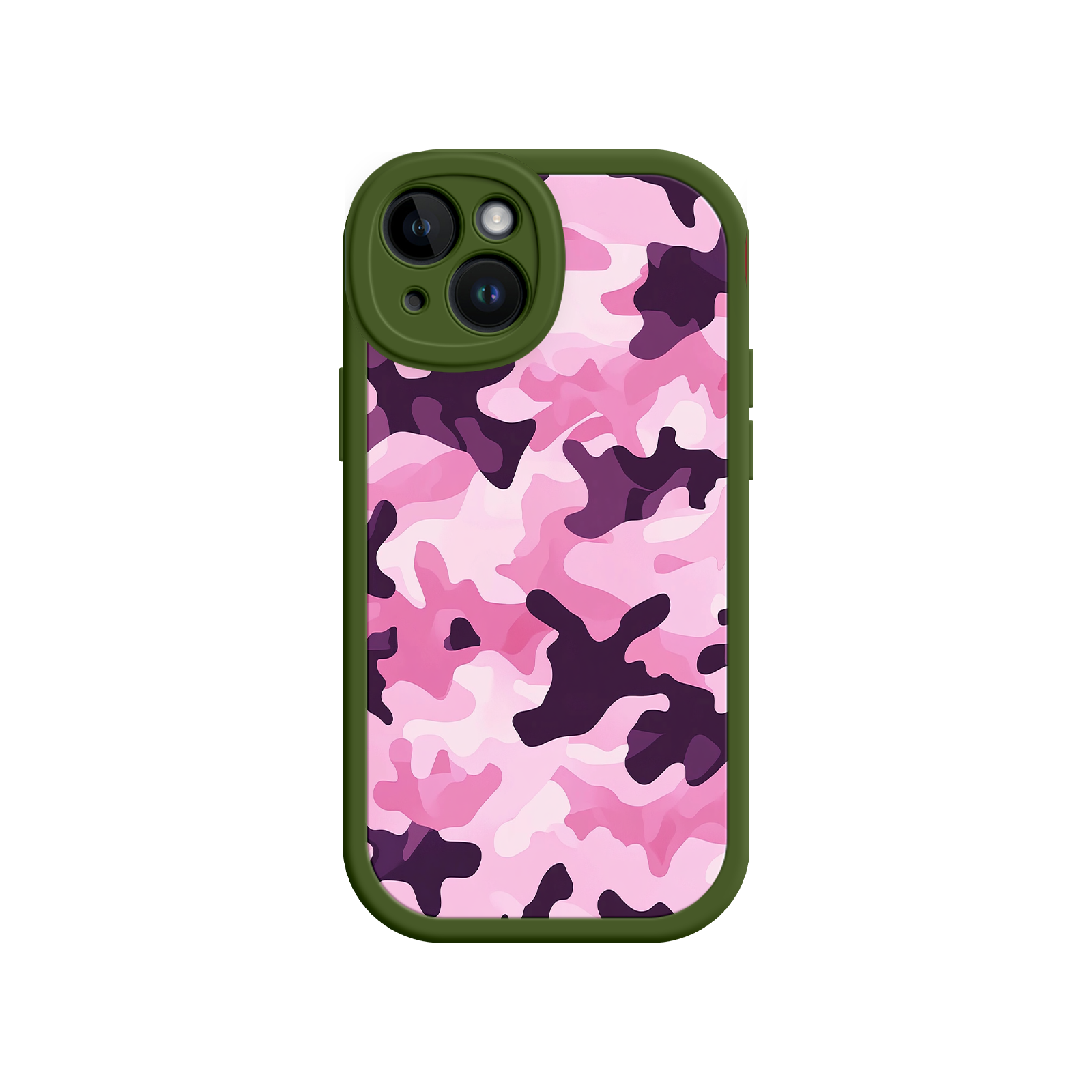 Pink Camo iPhone 17 Case – Camouflage, Feminine Style, Protective Phone Cover