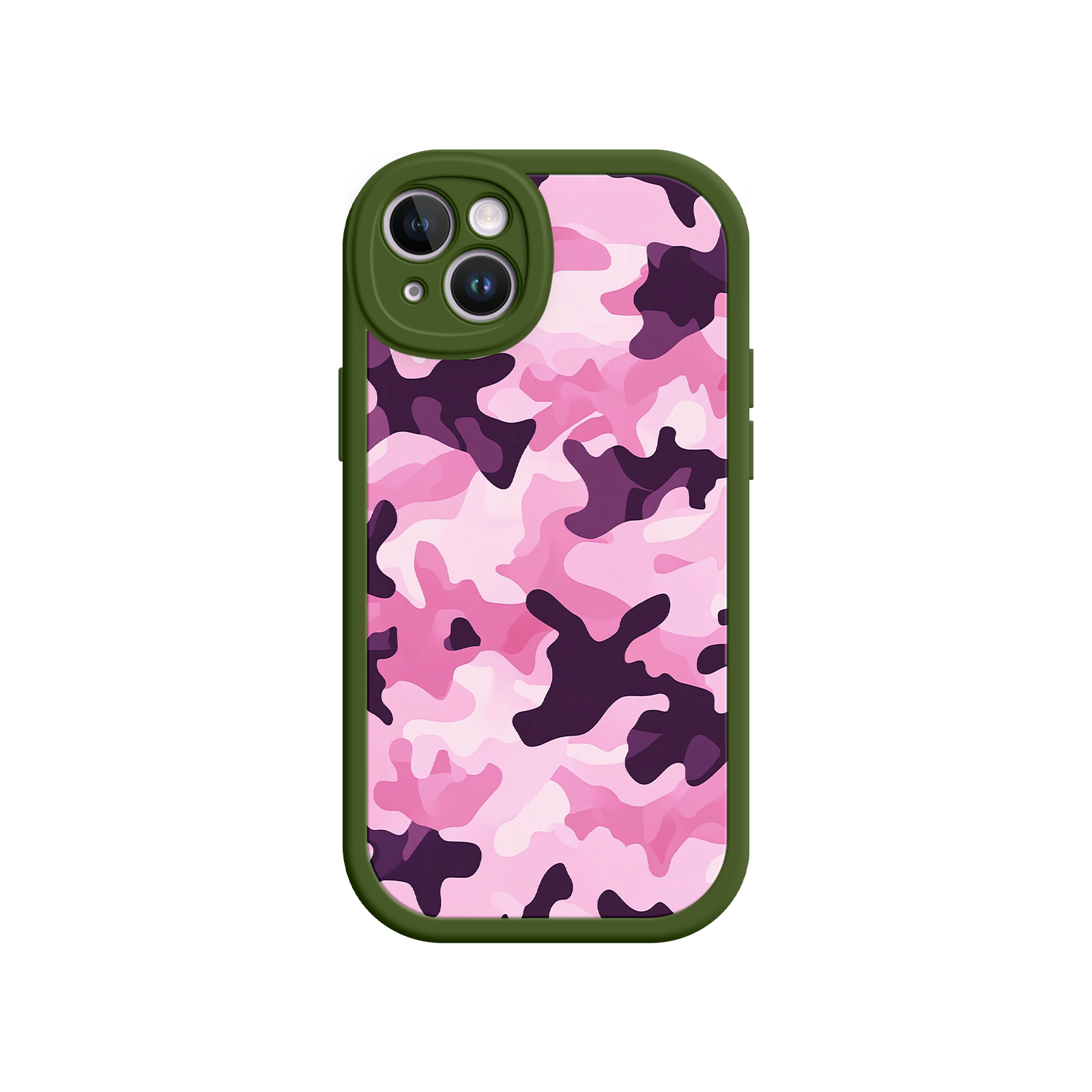 Pink Camo iPhone 17 Case – Camouflage, Feminine Style, Protective Phone Cover