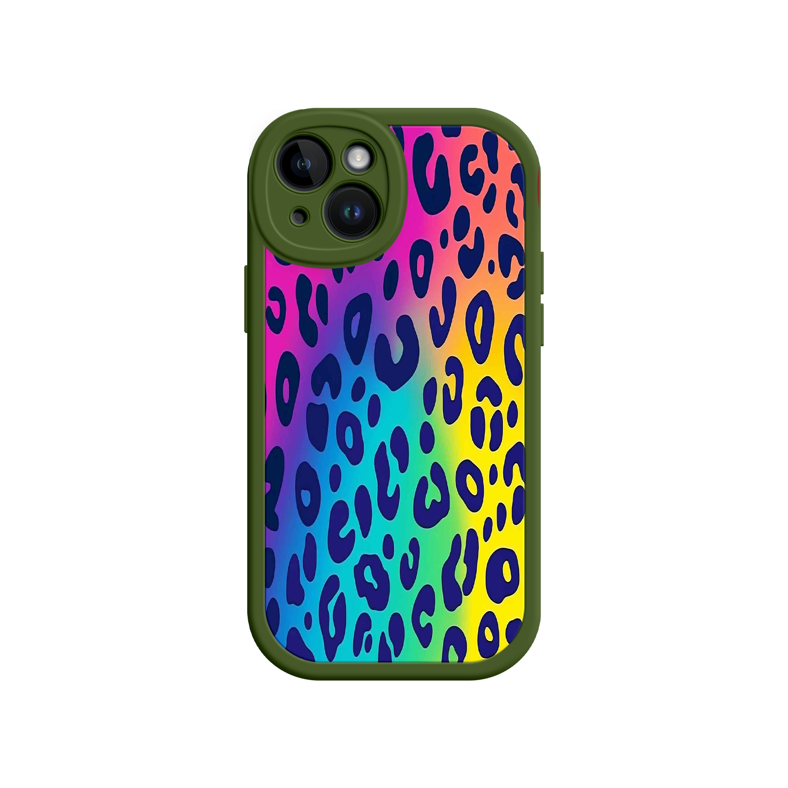 Rainbow Leopard Print iPhone 17 Case – Vibrant Gradient Leopard Pattern, Colorful Animal Print Design, Trendy Animal Print Phone Cover