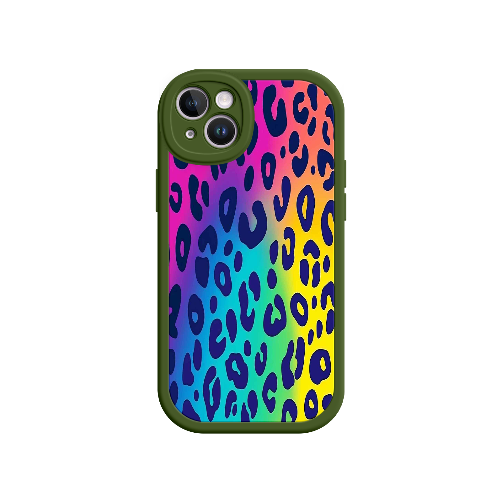 Rainbow Leopard Print iPhone 17 Case – Vibrant Gradient Leopard Pattern, Colorful Animal Print Design, Trendy Animal Print Phone Cover