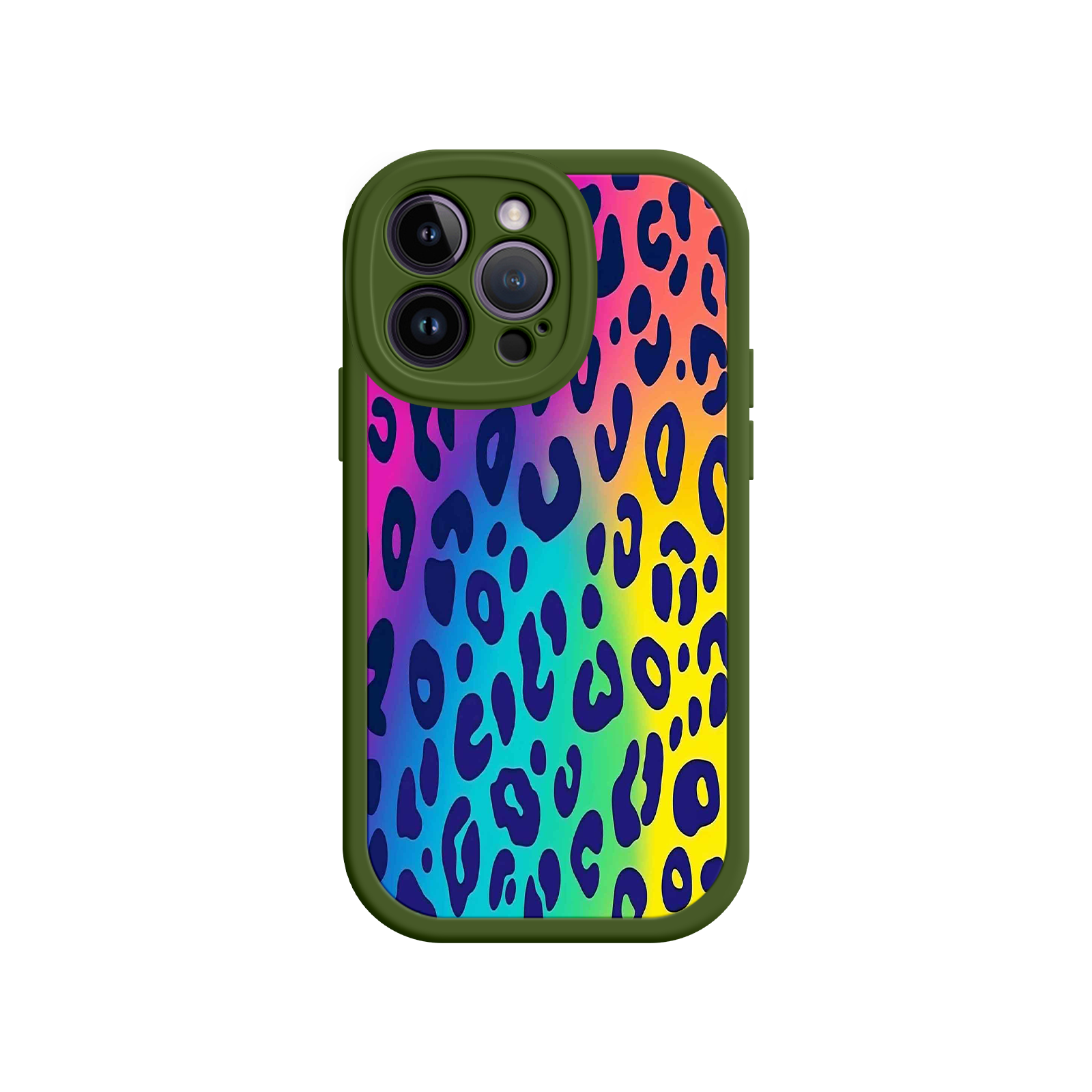 Rainbow Leopard Print iPhone 17 Case – Vibrant Gradient Leopard Pattern, Colorful Animal Print Design, Trendy Animal Print Phone Cover