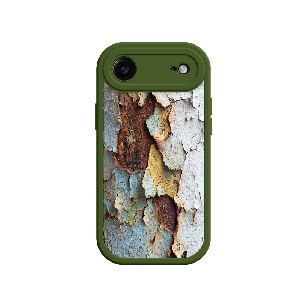 Rustic phone case representing time and decay