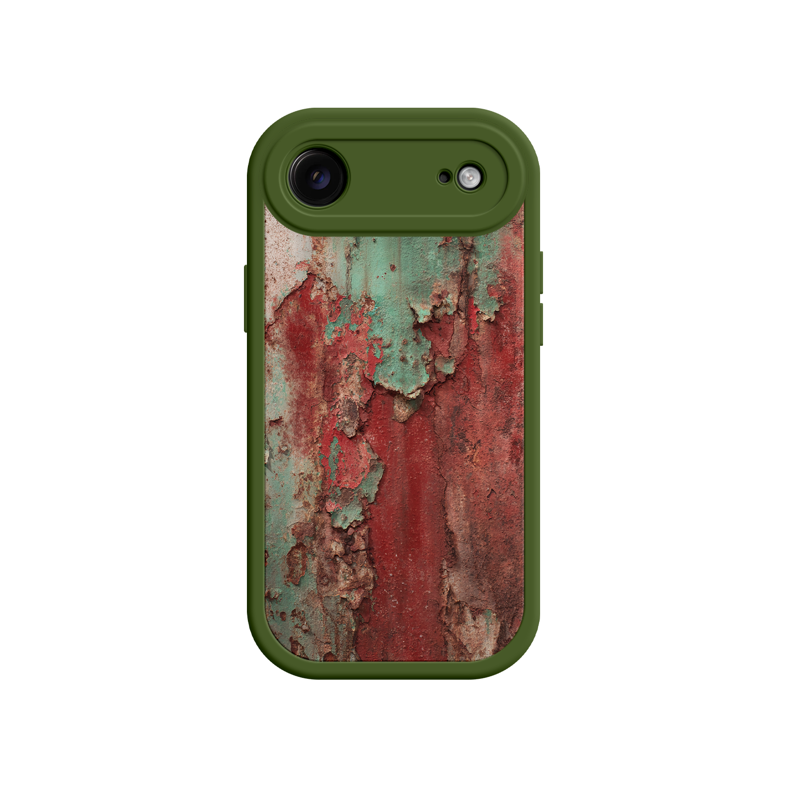 Rustic Metal Texture Phone Case – Vintage Industrial Style for iPhone 17