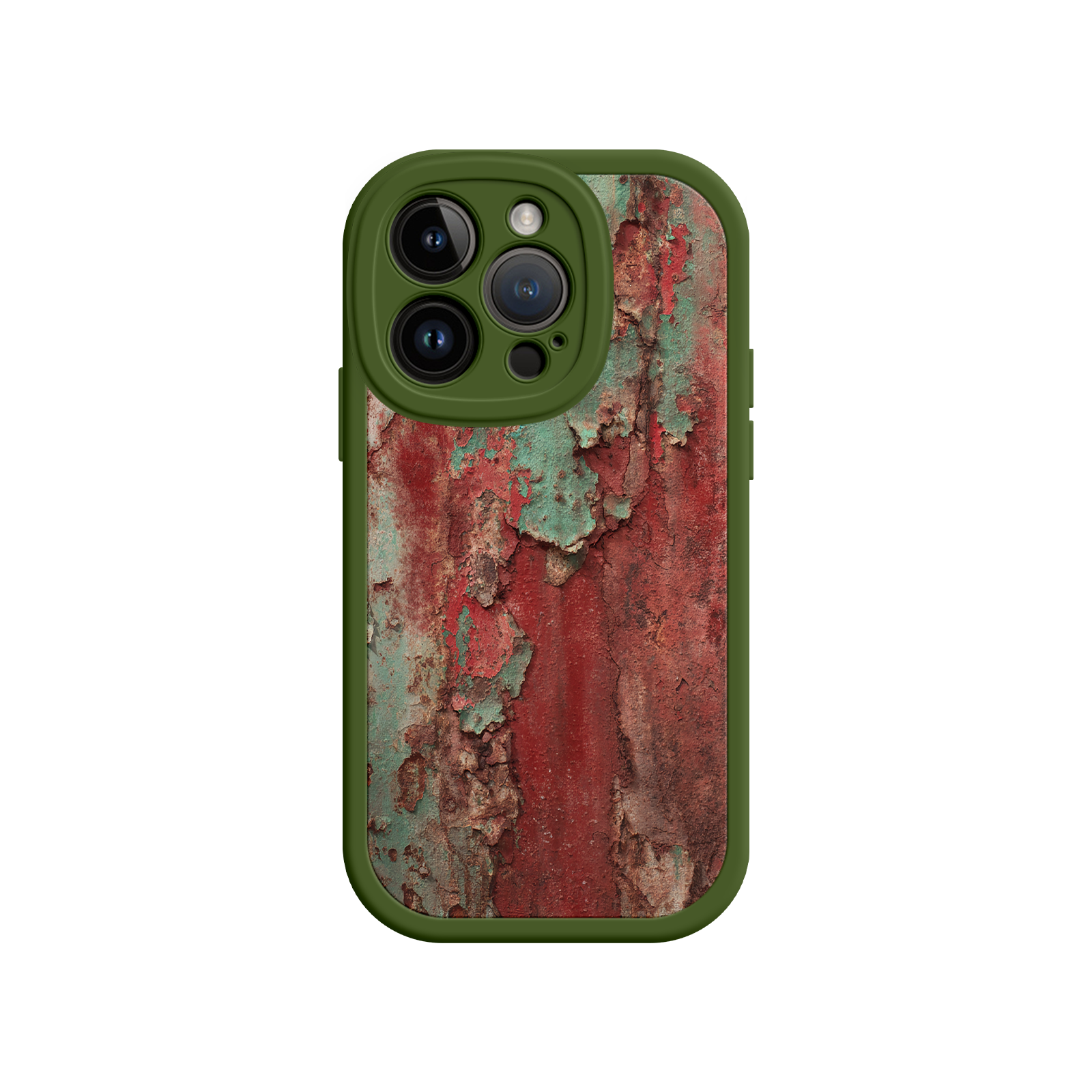 Rustic Metal Texture Phone Case – Vintage Industrial Style for iPhone 17