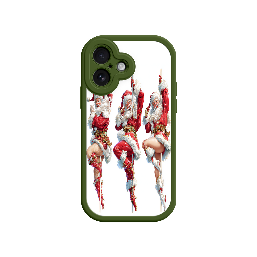 Santa dancer phone case for holiday celebrations