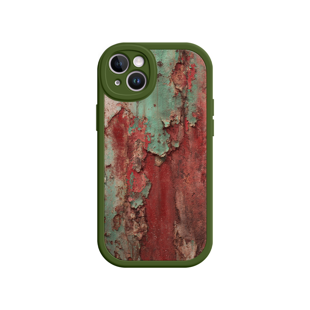 Rustic Metal Texture Phone Case – Vintage Industrial Style for iPhone 17