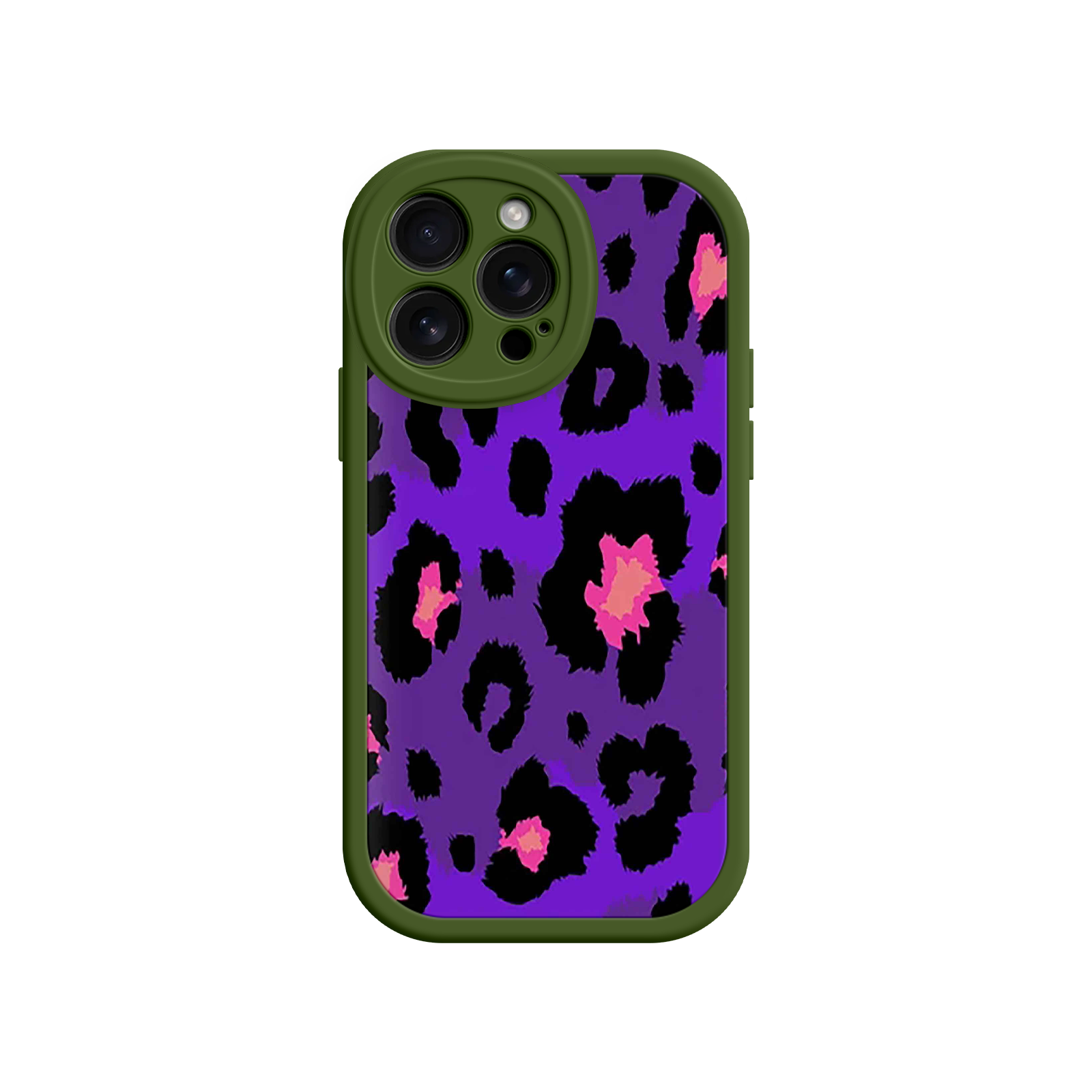 Purple Leopard Print iPhone 17 Case – Trendy Animal Print, Protective Fashion Cover, Bold & Stylish Design