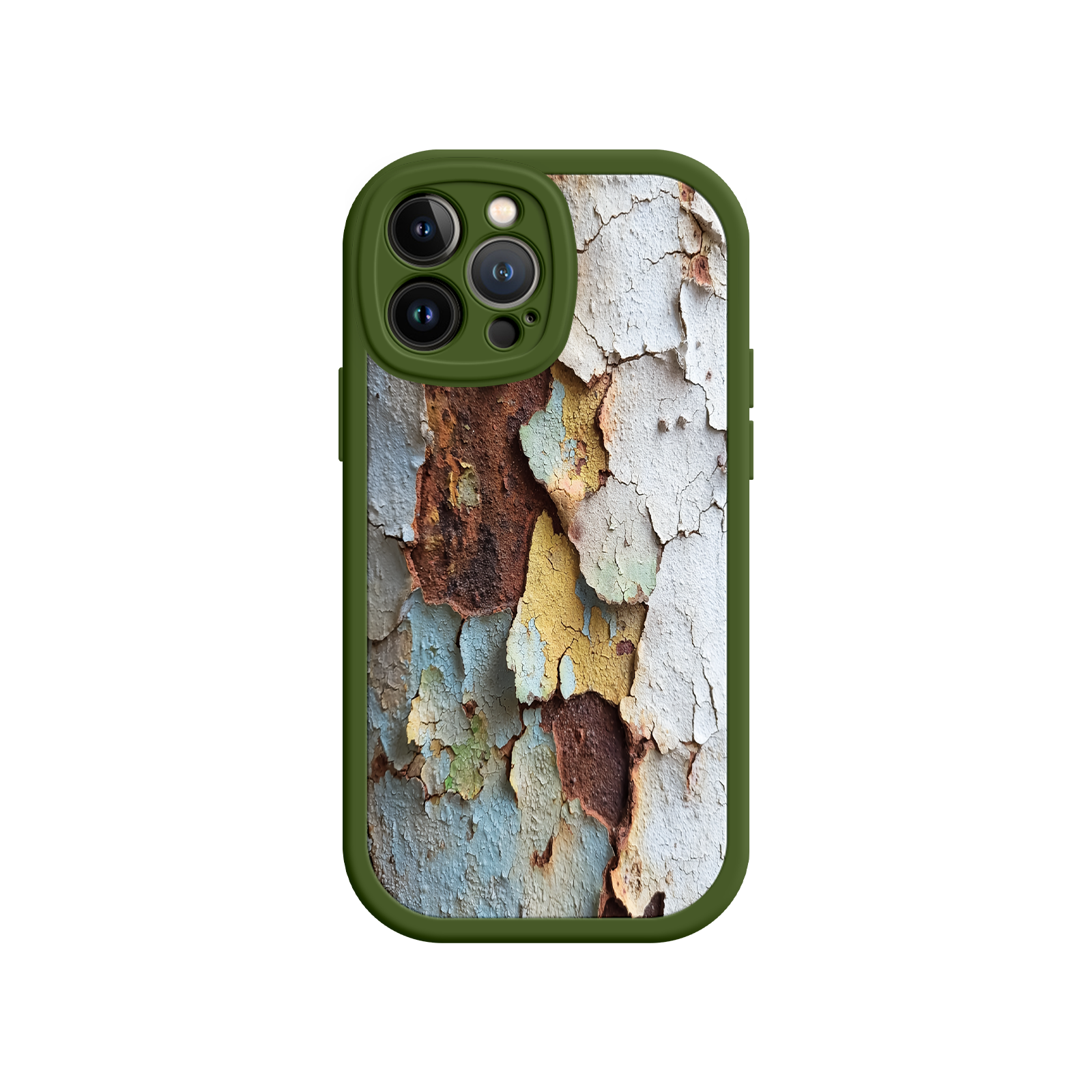 Rustic Patina Phone Case – Vintage Peeling Paint Design for iPhone 17