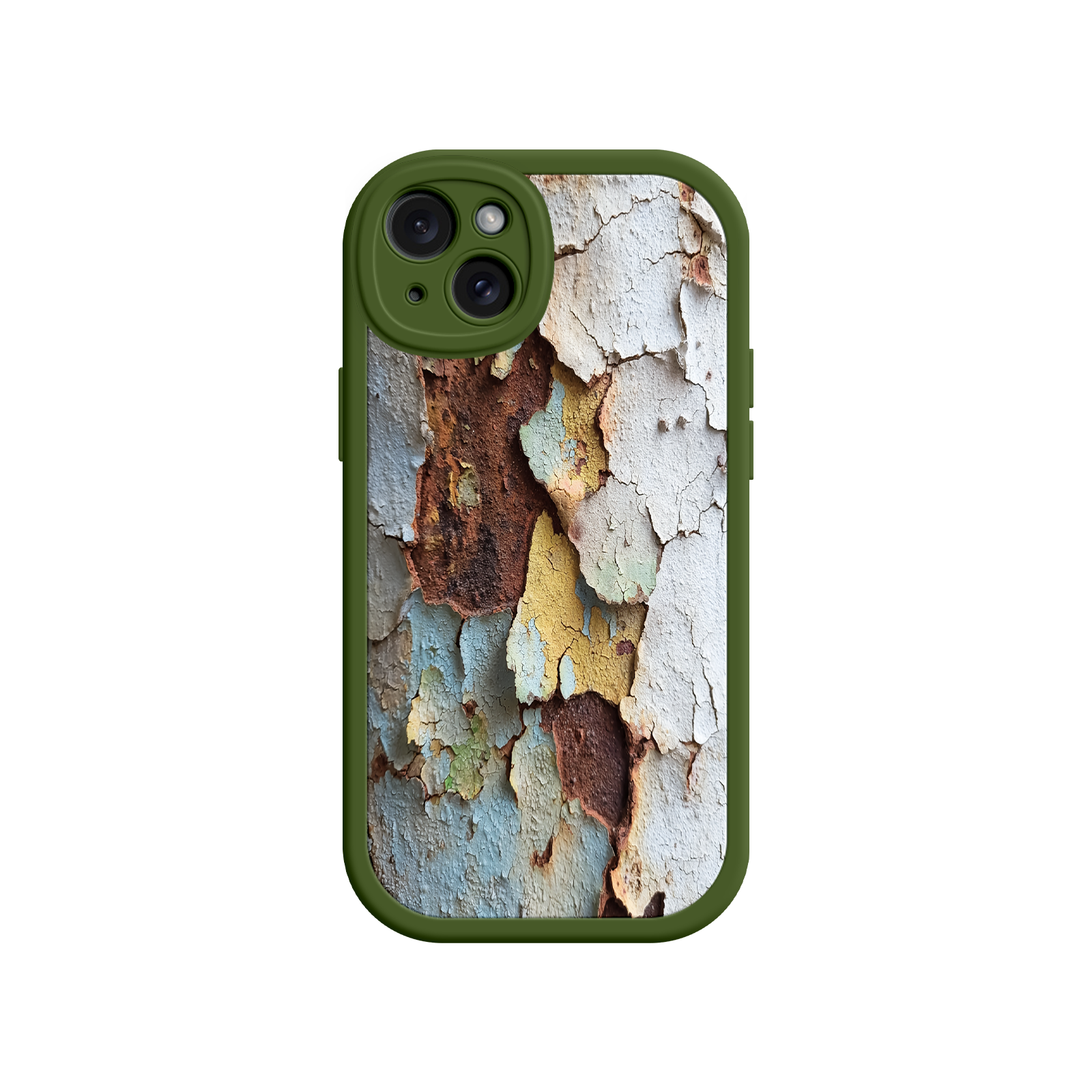Distressed paint phone case for creative minds