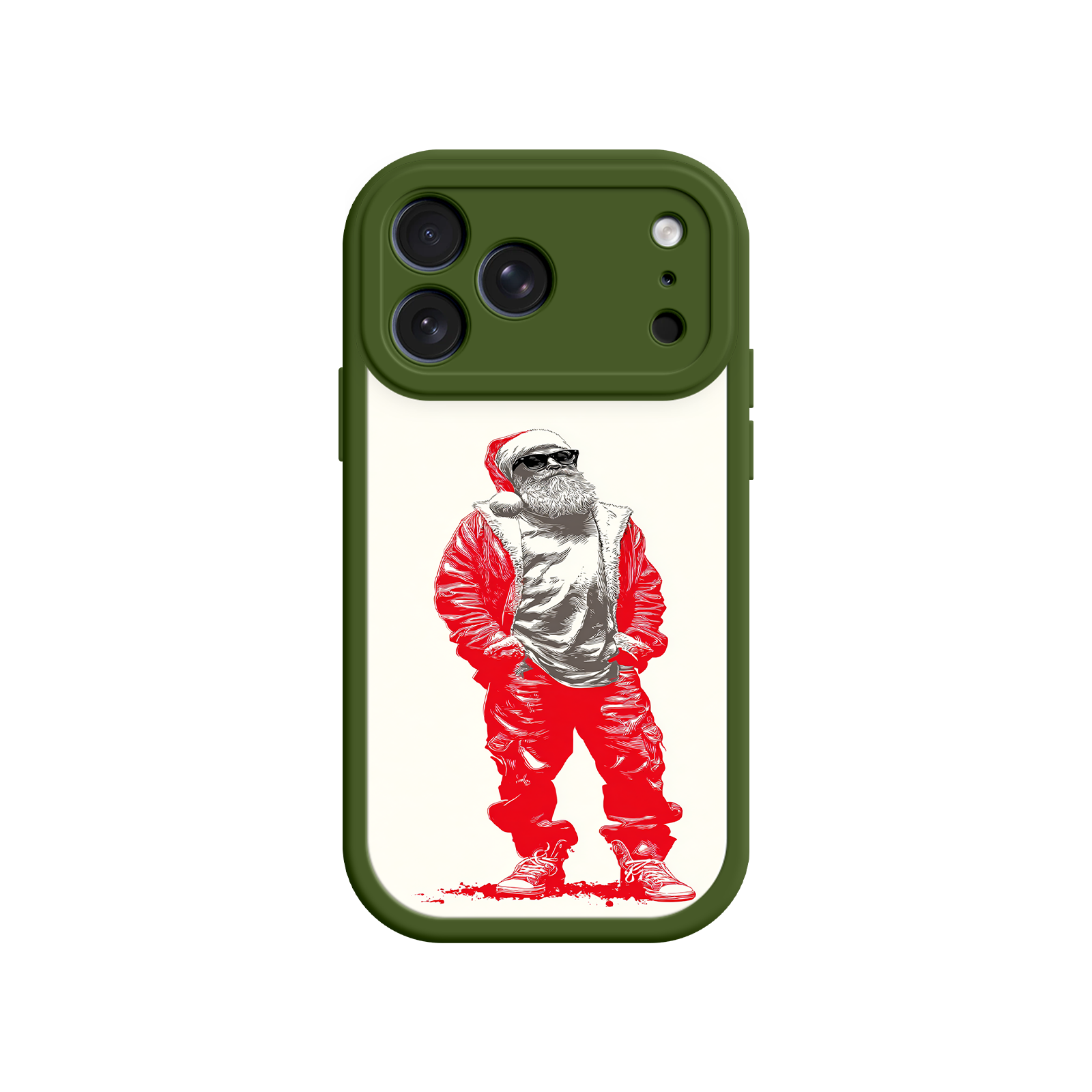 Stylish Santa phone cover for holiday season