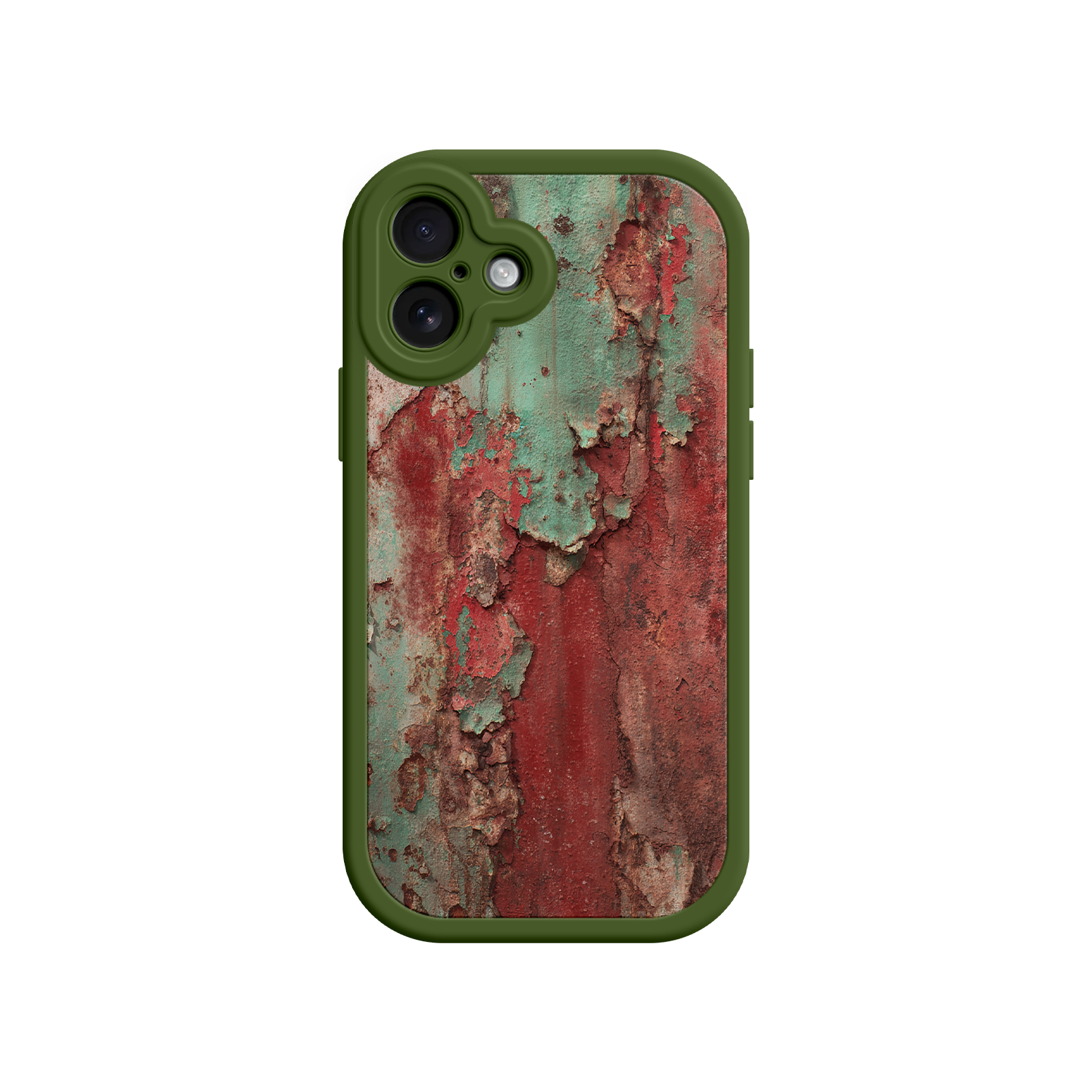 Rustic Metal Texture Phone Case – Vintage Industrial Style for iPhone 17