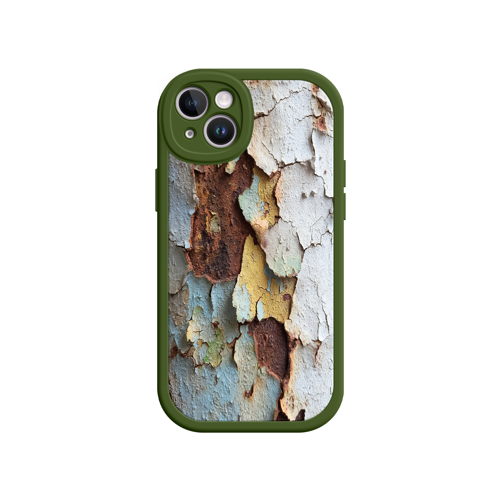 Rustic Patina Phone Case – Vintage Peeling Paint Design for iPhone 17