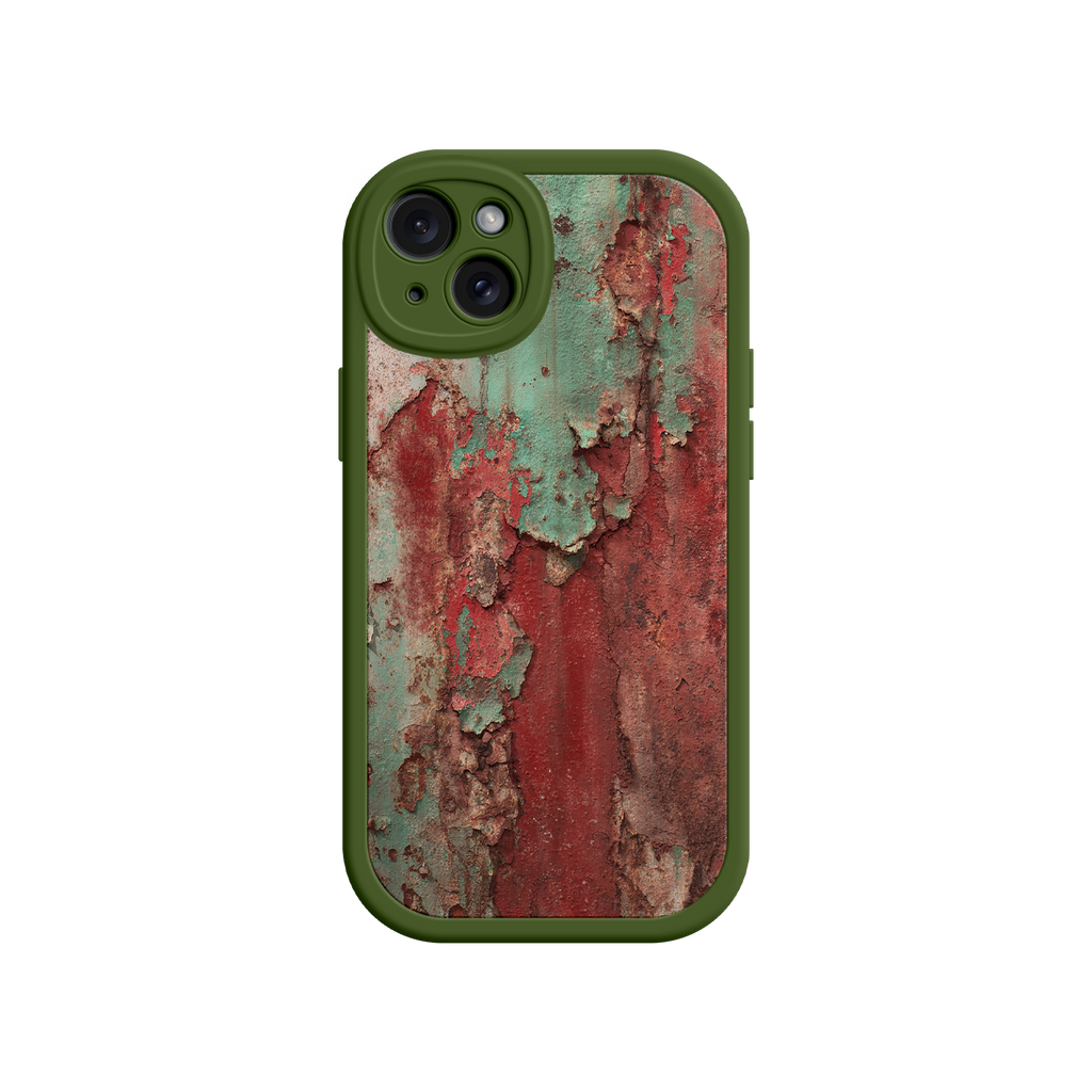 Rustic Metal Texture Phone Case – Vintage Industrial Style for iPhone 17