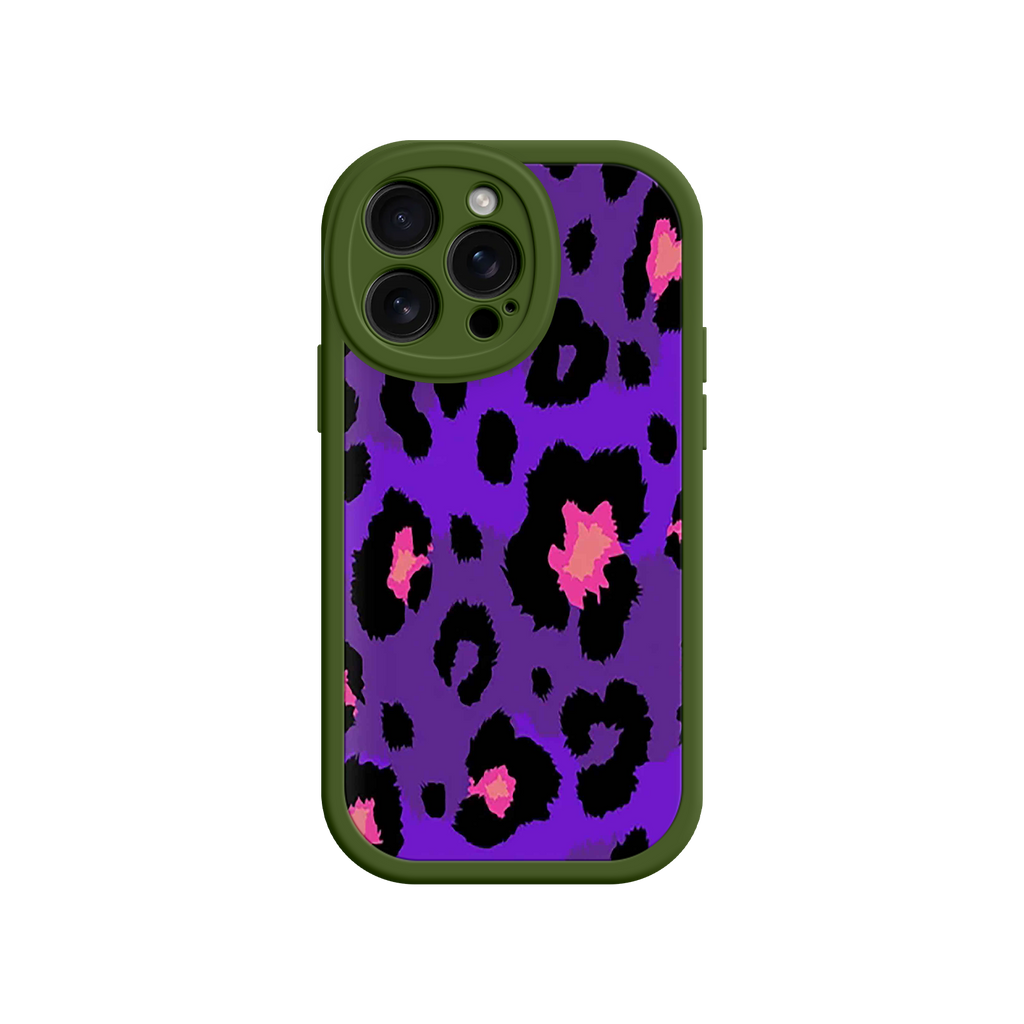 Purple Leopard Print iPhone 17 Case – Trendy Animal Print, Protective Fashion Cover, Bold & Stylish Design