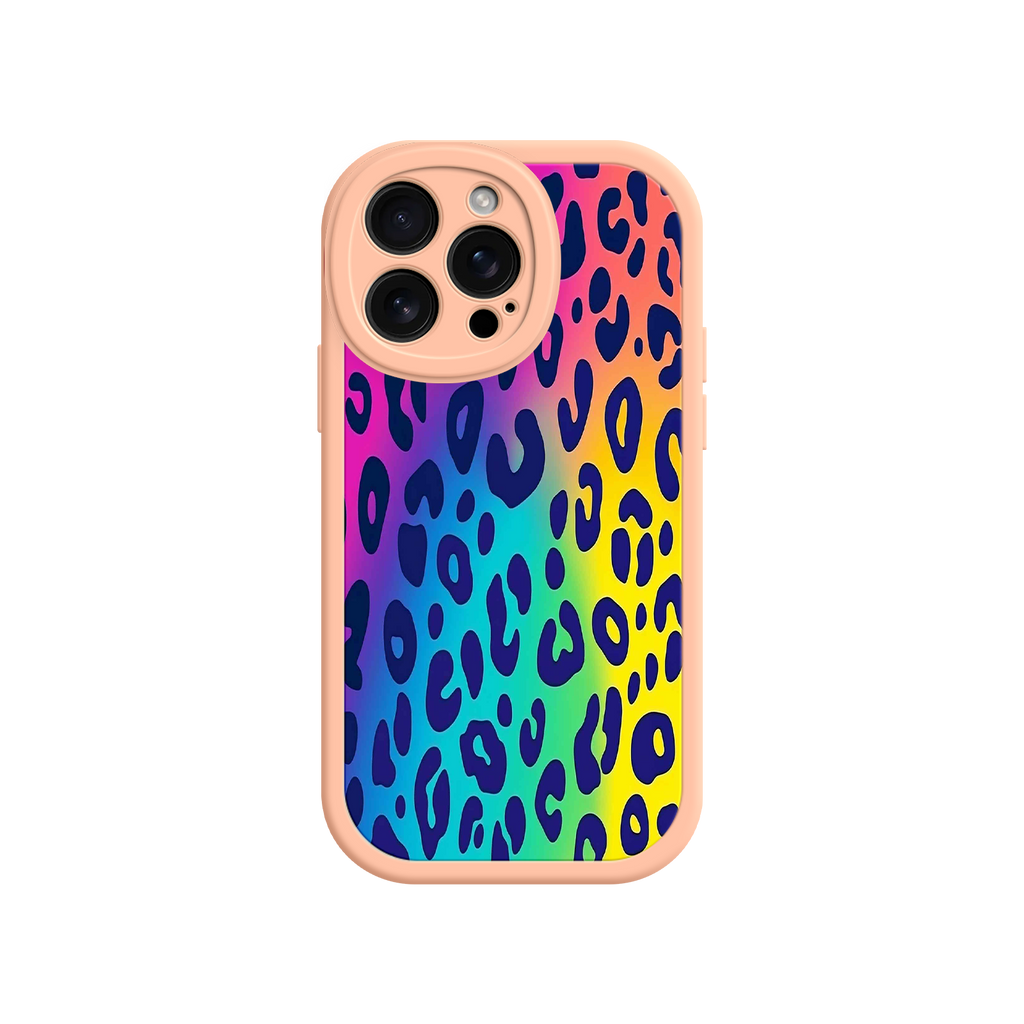 Rainbow Leopard Print iPhone 17 Case – Vibrant Gradient Leopard Pattern, Colorful Animal Print Design, Trendy Animal Print Phone Cover
