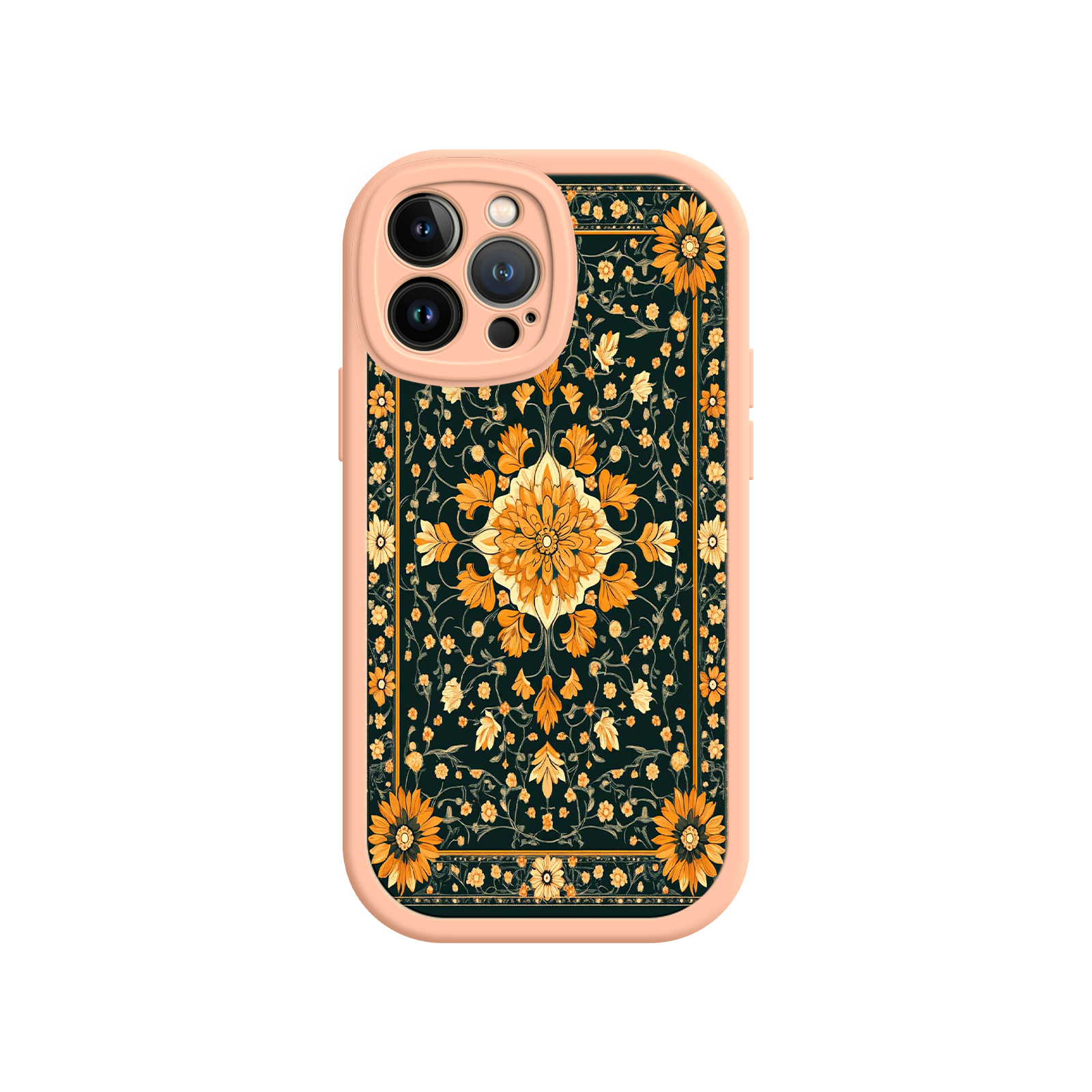 Ornate Floral iPhone 17 Case – Baroque Vintage Pattern Protective Cover for iPhone 16 Pro / Max