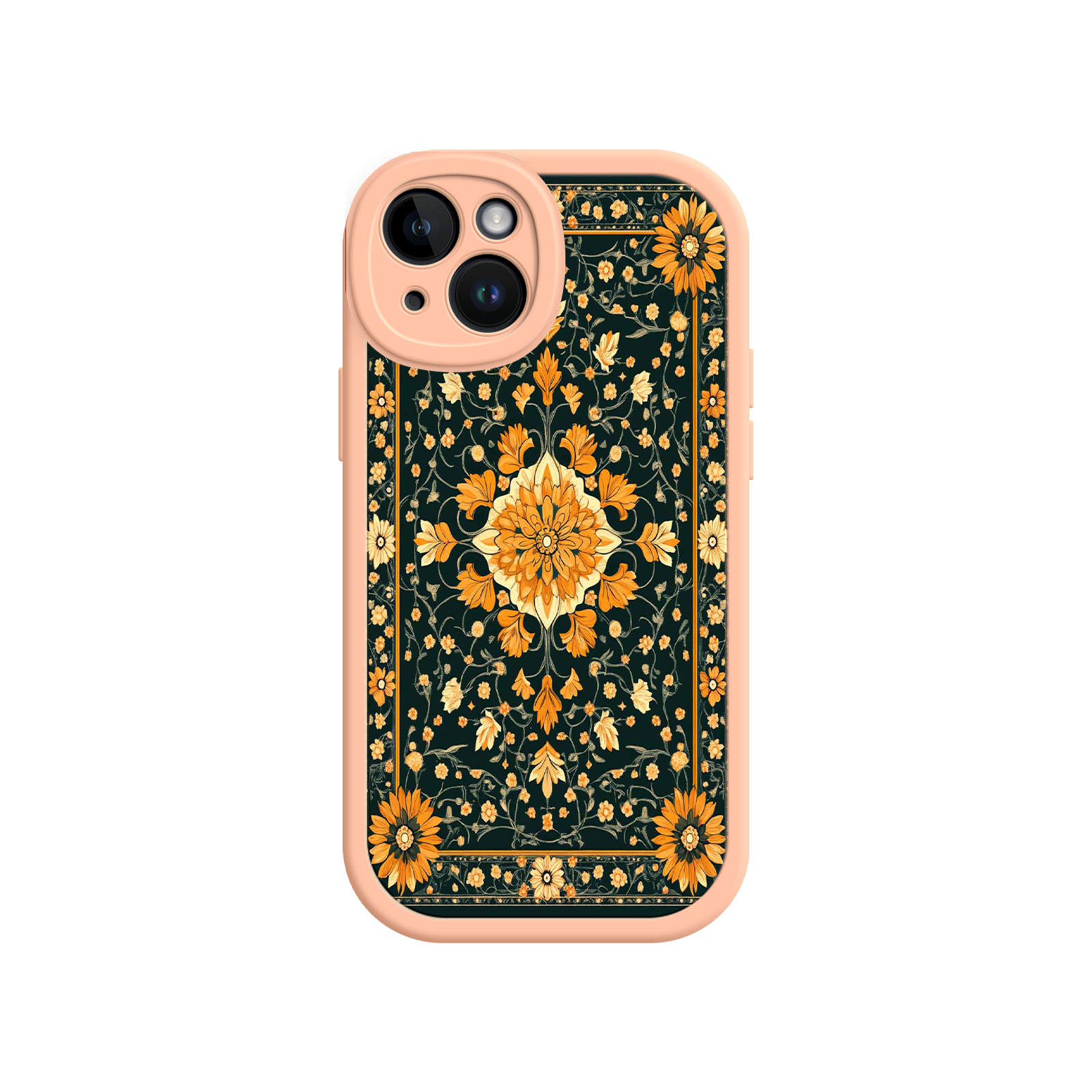 Ornate Floral iPhone 17 Case – Baroque Vintage Pattern Protective Cover for iPhone 16 Pro / Max