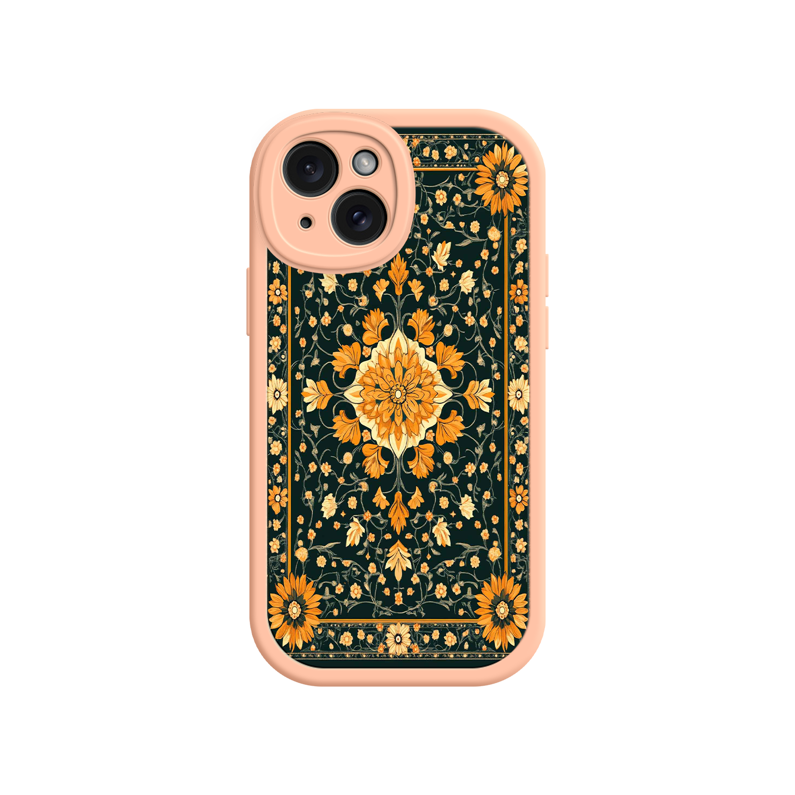 Ornate Floral iPhone 17 Case – Baroque Vintage Pattern Protective Cover for iPhone 16 Pro / Max