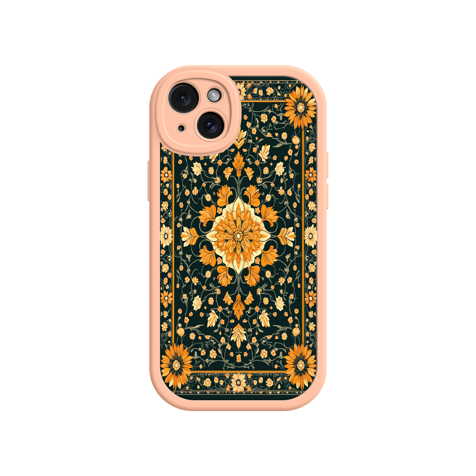 Ornate Floral iPhone 17 Case – Baroque Vintage Pattern Protective Cover for iPhone 16 Pro / Max
