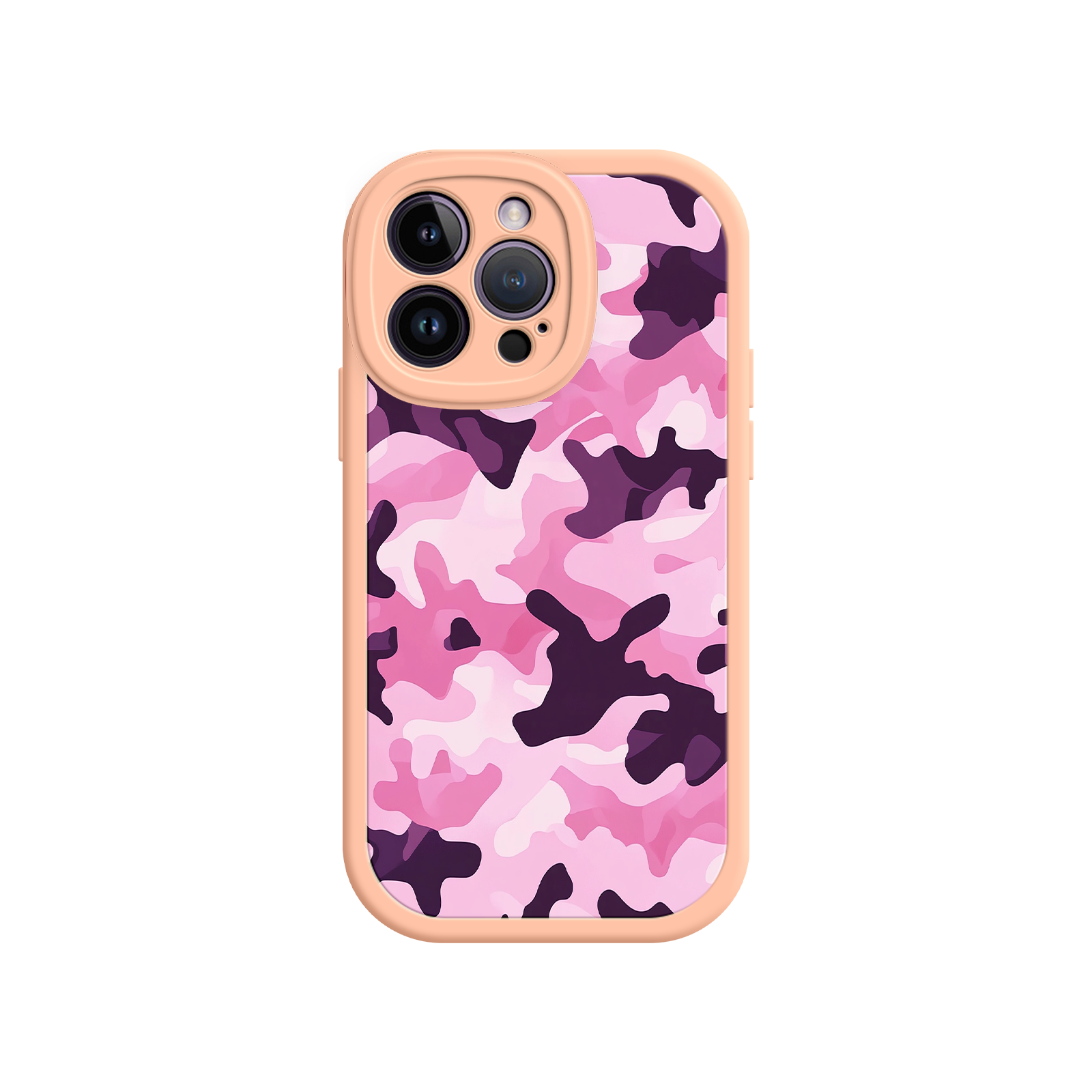 Pink Camo iPhone 17 Case – Camouflage, Feminine Style, Protective Phone Cover