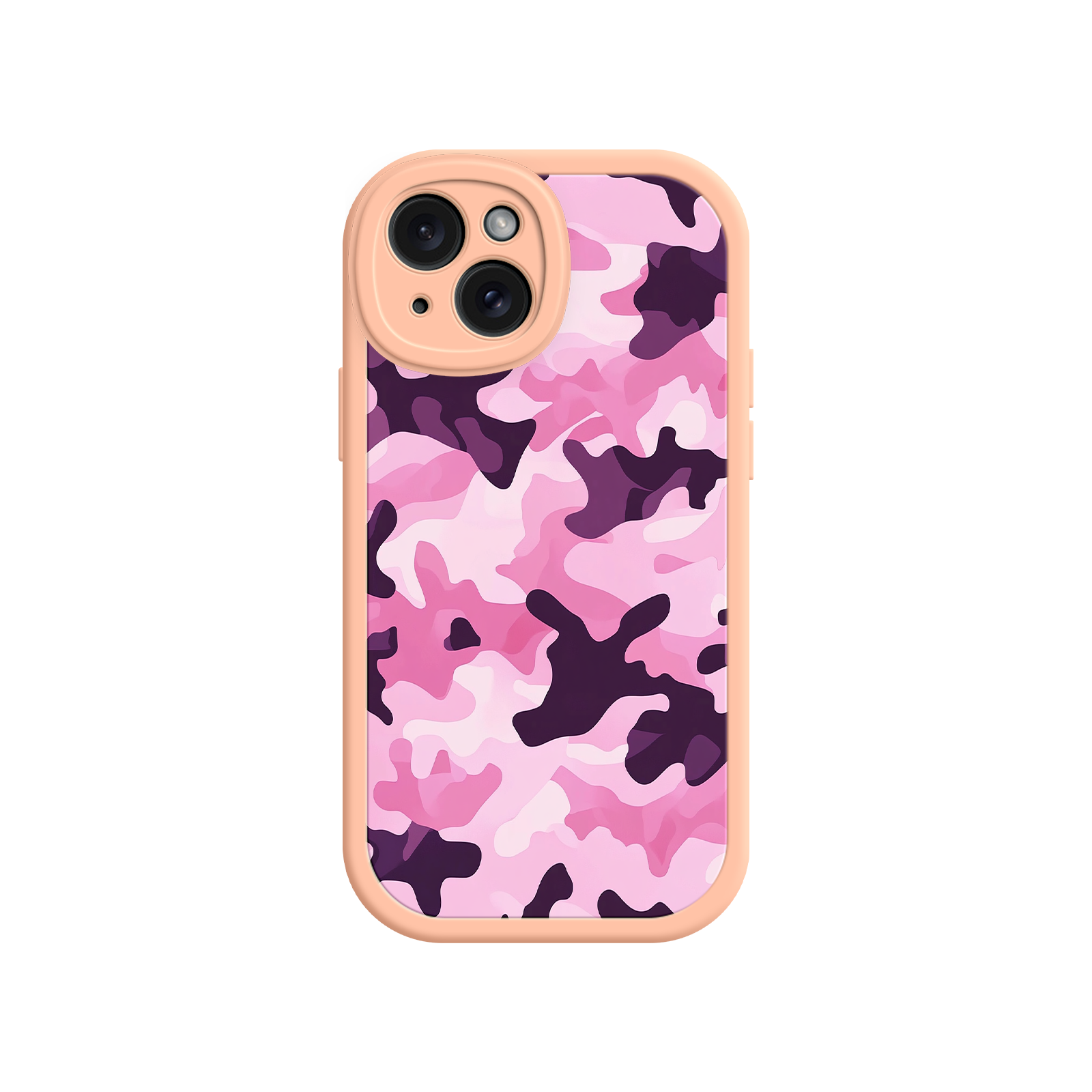Pink Camo iPhone 17 Case – Camouflage, Feminine Style, Protective Phone Cover