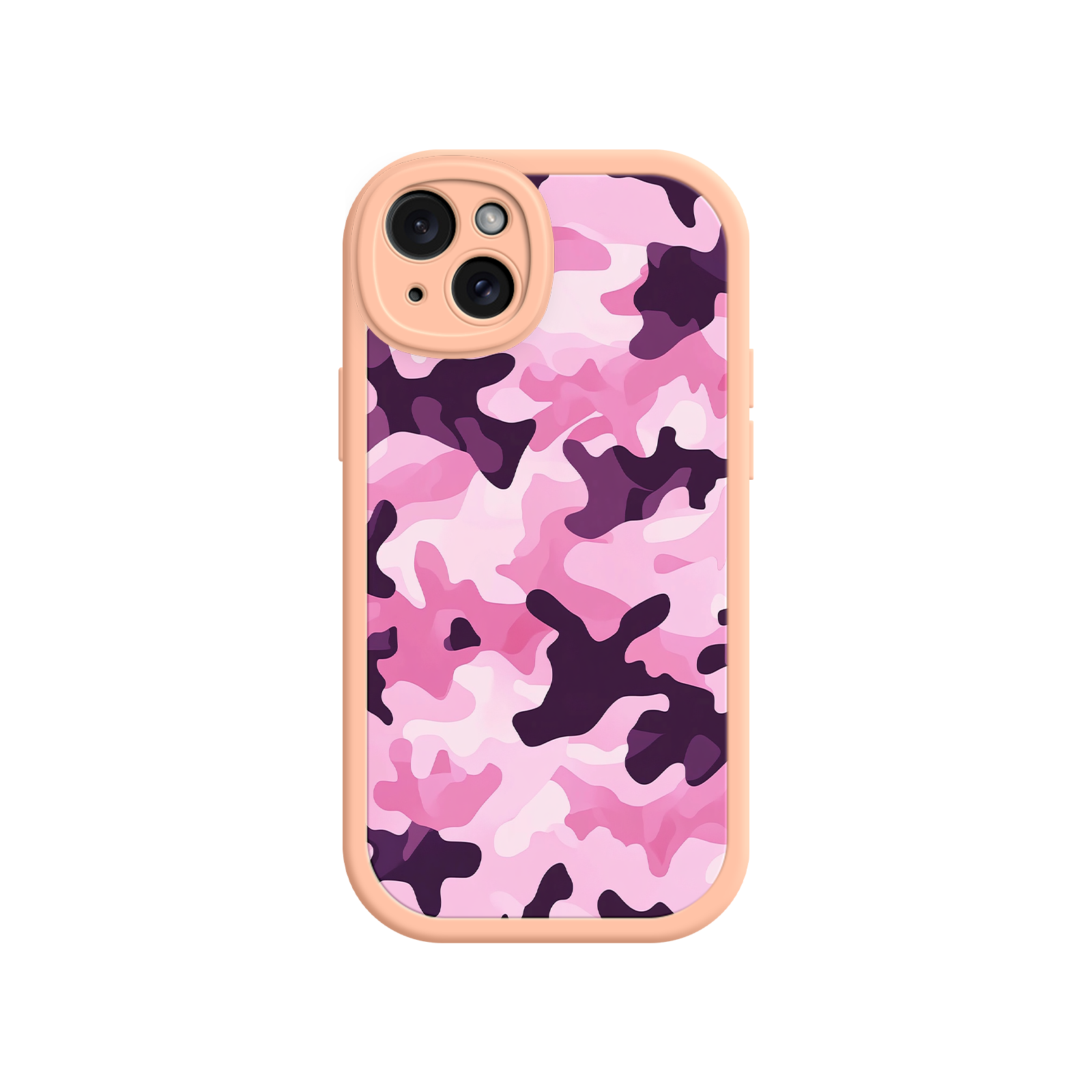 Pink Camo iPhone 17 Case – Camouflage, Feminine Style, Protective Phone Cover