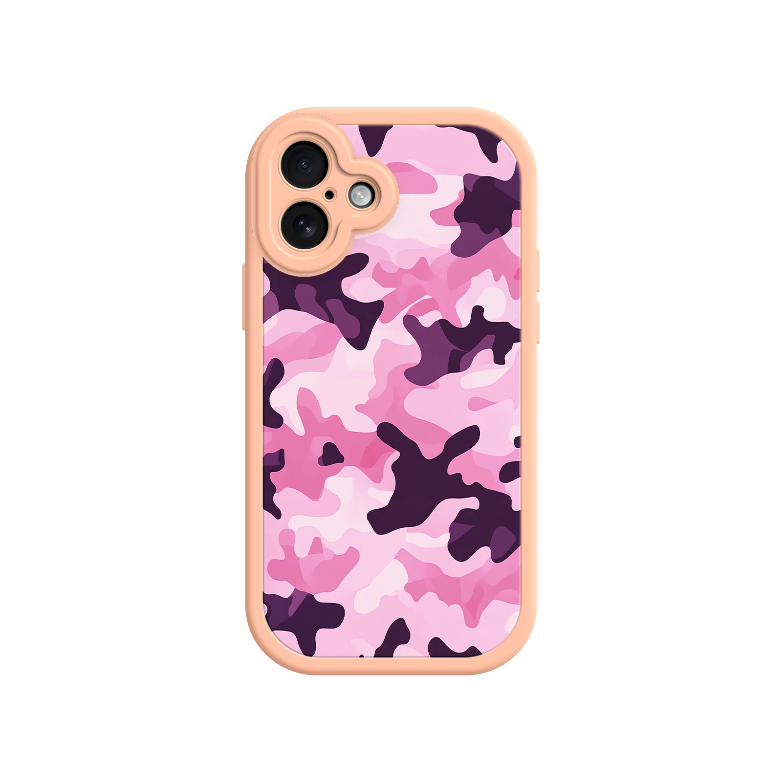 Pink Camo iPhone 17 Case – Camouflage, Feminine Style, Protective Phone Cover