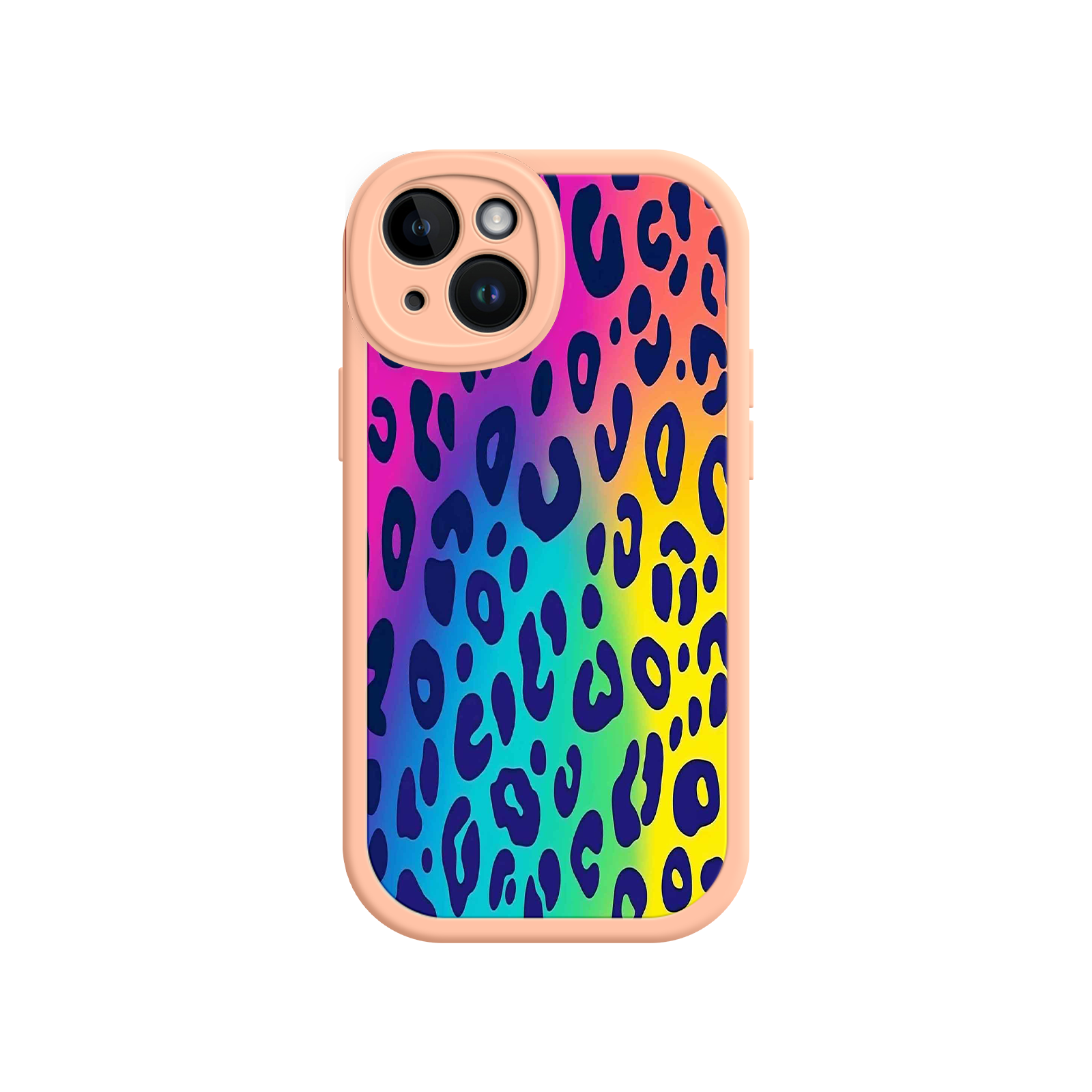Rainbow Leopard Print iPhone 17 Case – Vibrant Gradient Leopard Pattern, Colorful Animal Print Design, Trendy Animal Print Phone Cover
