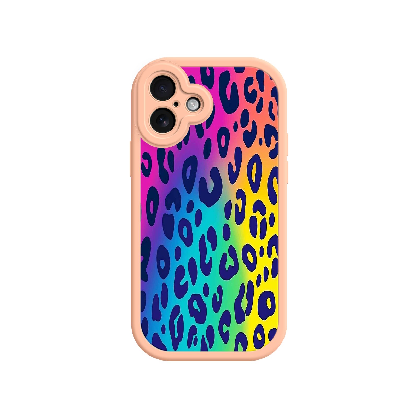 Rainbow Leopard Print iPhone 17 Case – Vibrant Gradient Leopard Pattern, Colorful Animal Print Design, Trendy Animal Print Phone Cover
