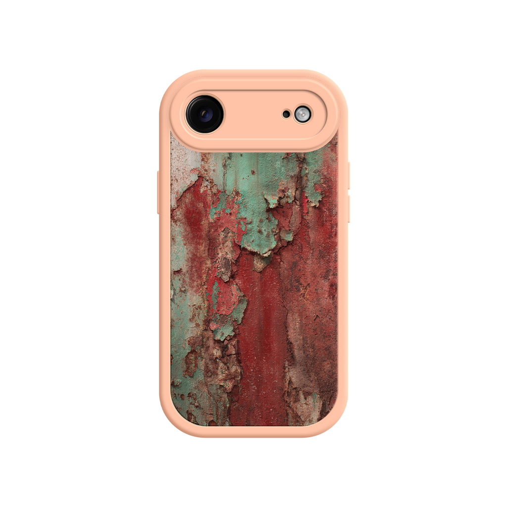 Textured phone case with antique industrial vibe