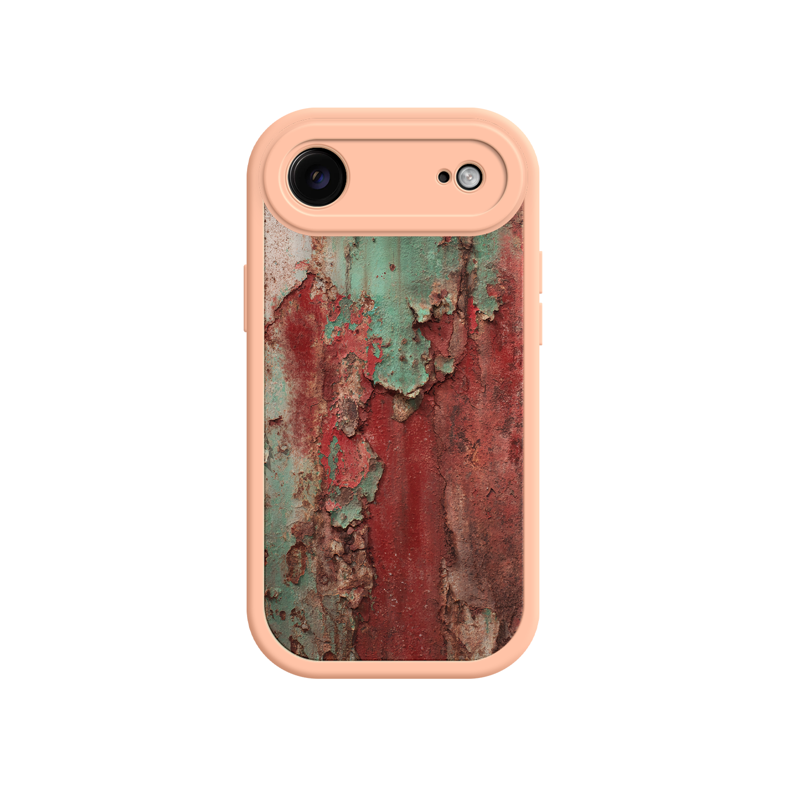 Rustic Metal Texture Phone Case – Vintage Industrial Style for iPhone 17