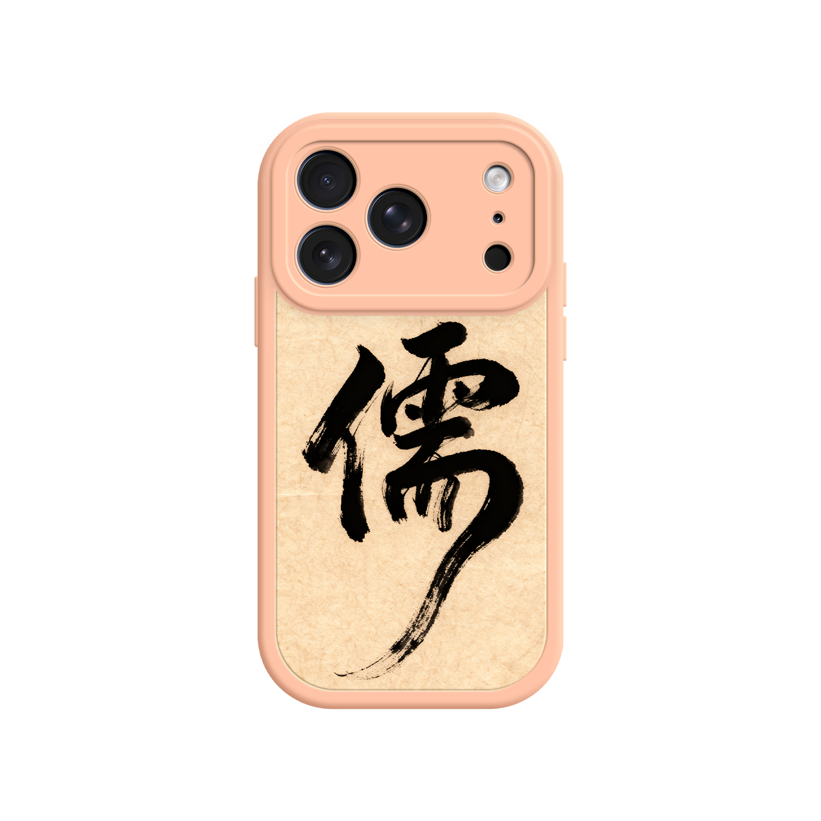 Chinese calligraphy iPhone case with scholar theme