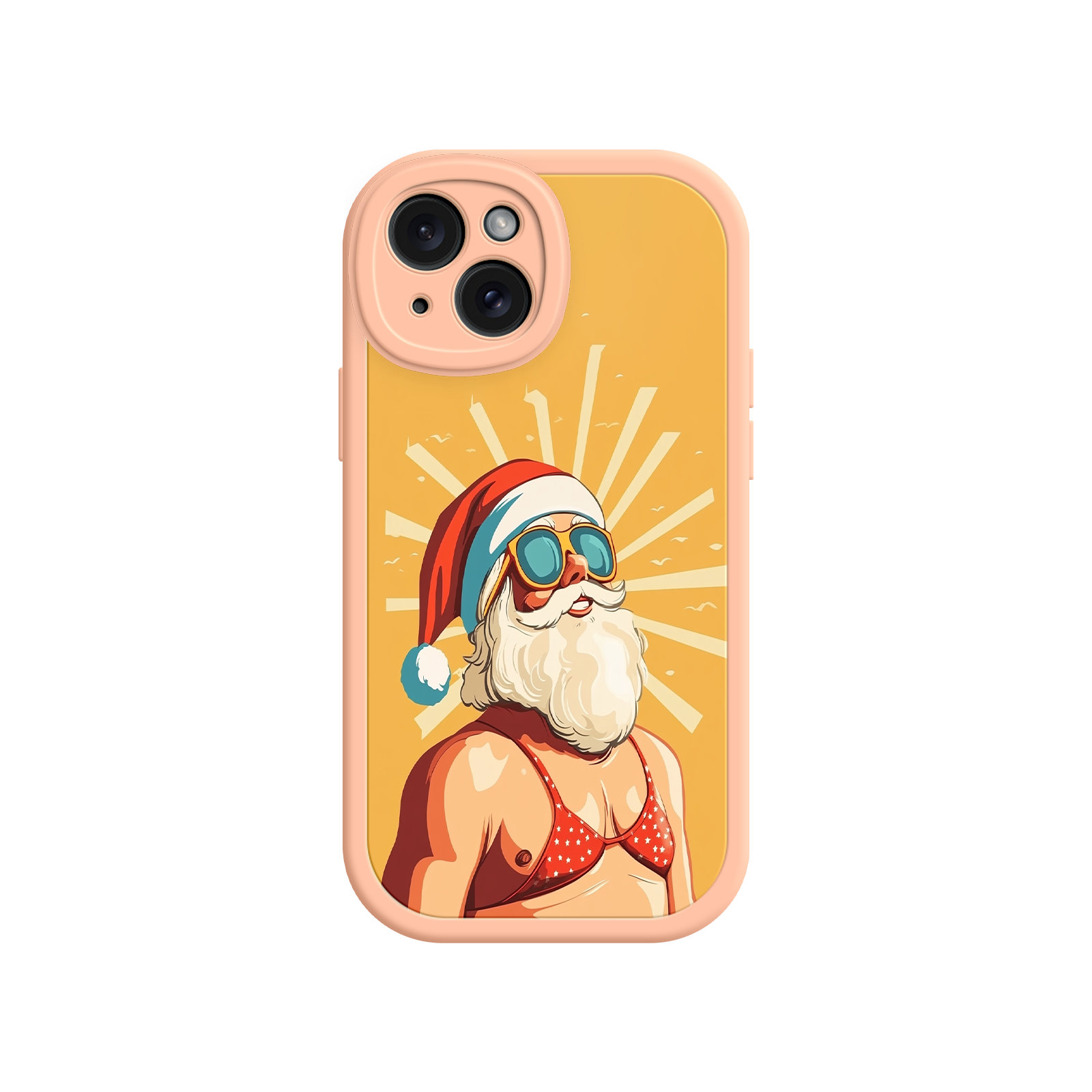Bold and quirky Santa phone case for Christmas shoppers