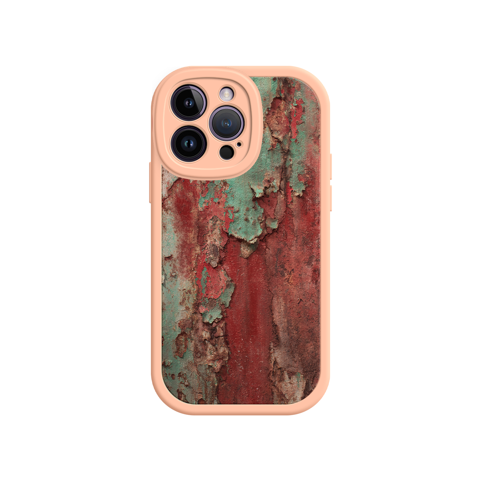 Rustic Metal Texture Phone Case – Vintage Industrial Style for iPhone 17