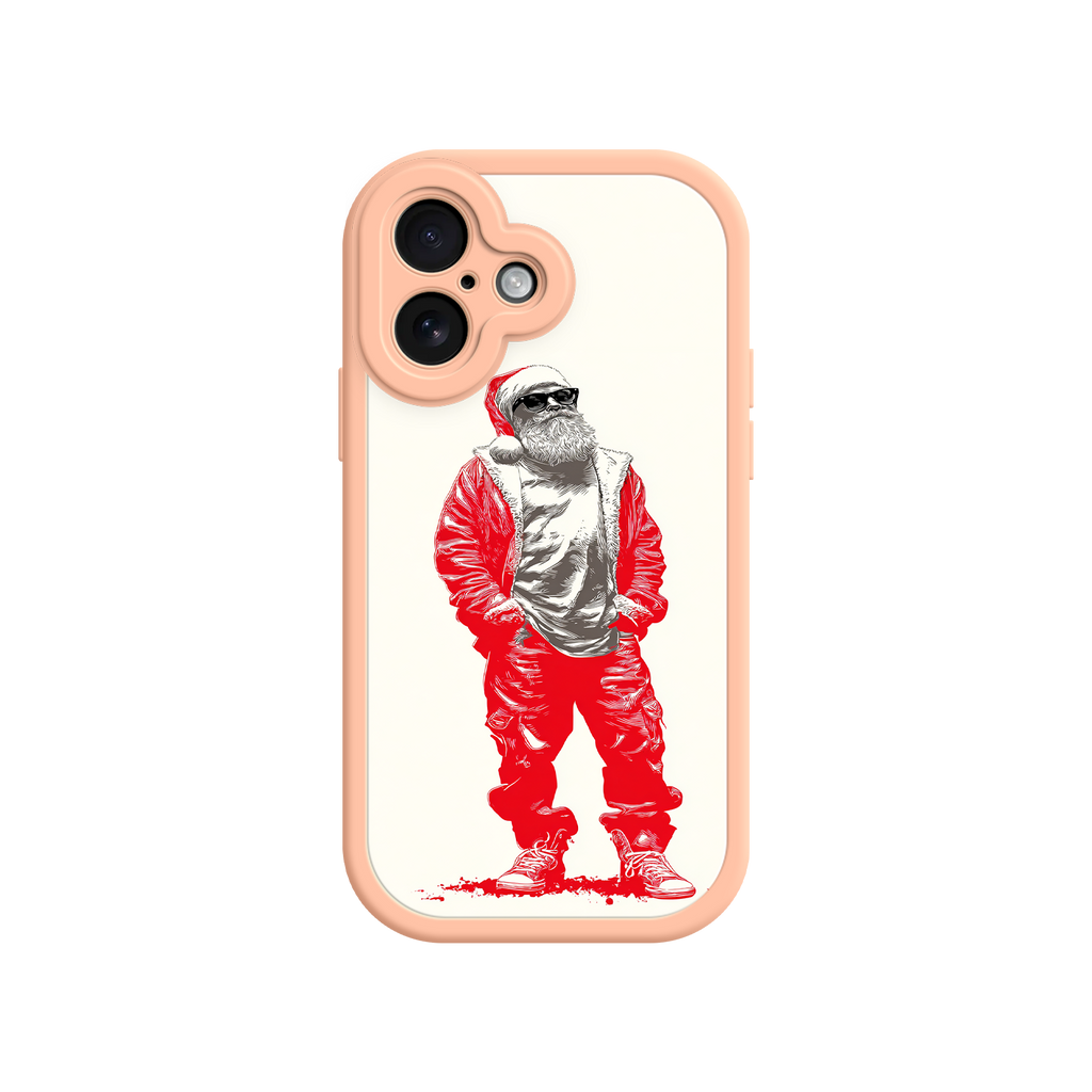 Red Santa phone case for fashion-conscious shoppers