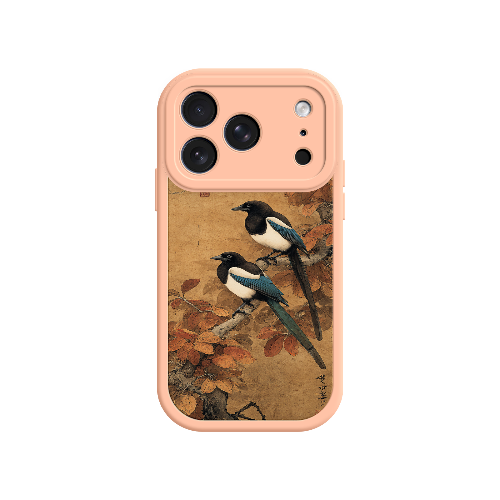 Elegant phone case with photogenic bird design