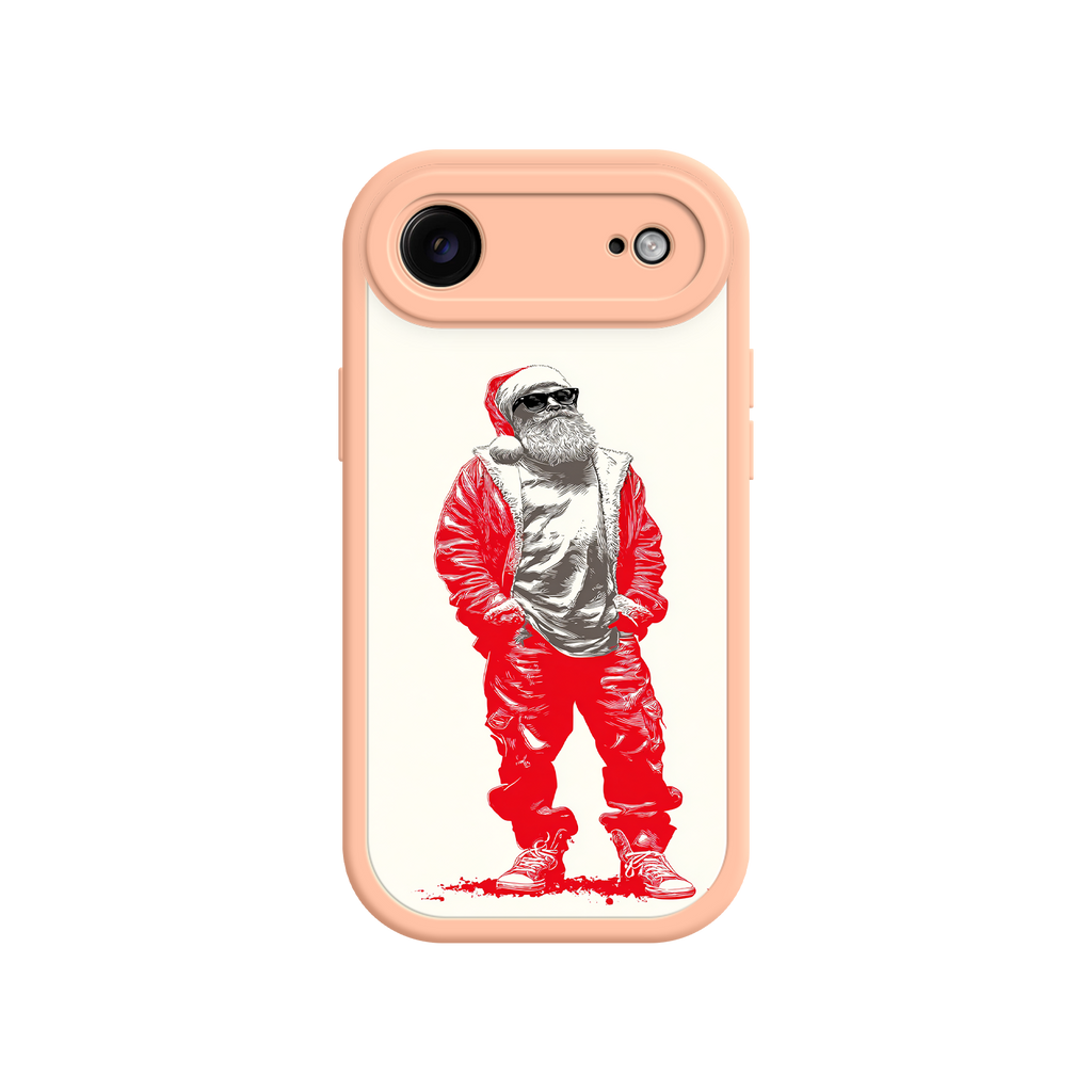 Urban-style Santa Claus phone cover for holiday season